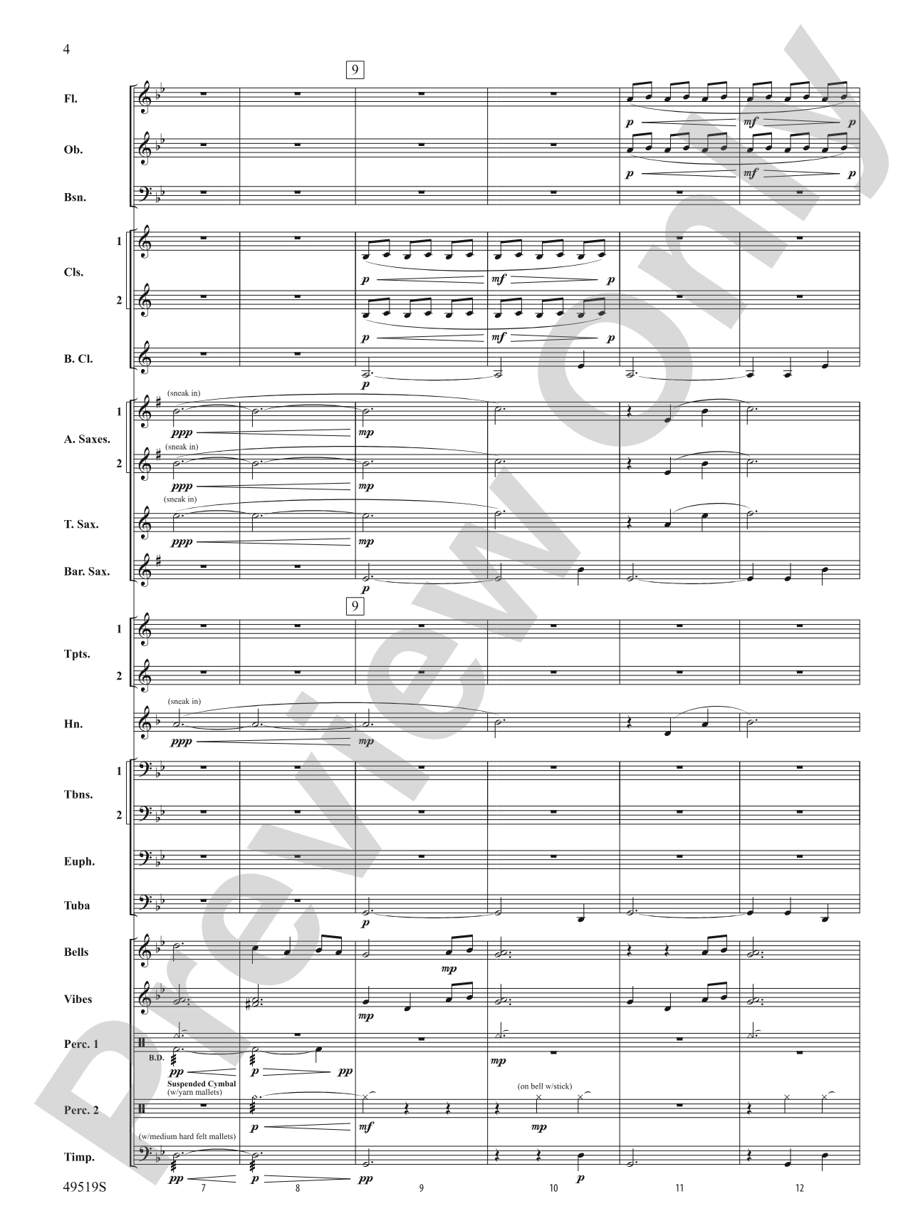 Twilight Waltz: Score