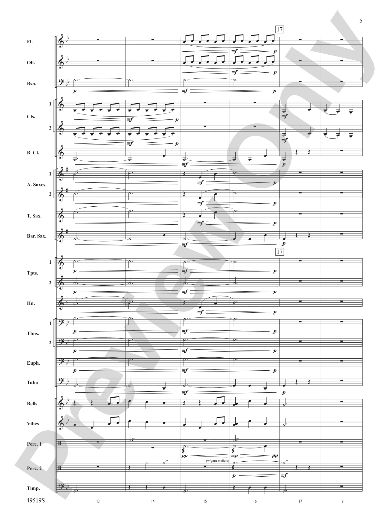 Twilight Waltz: Score