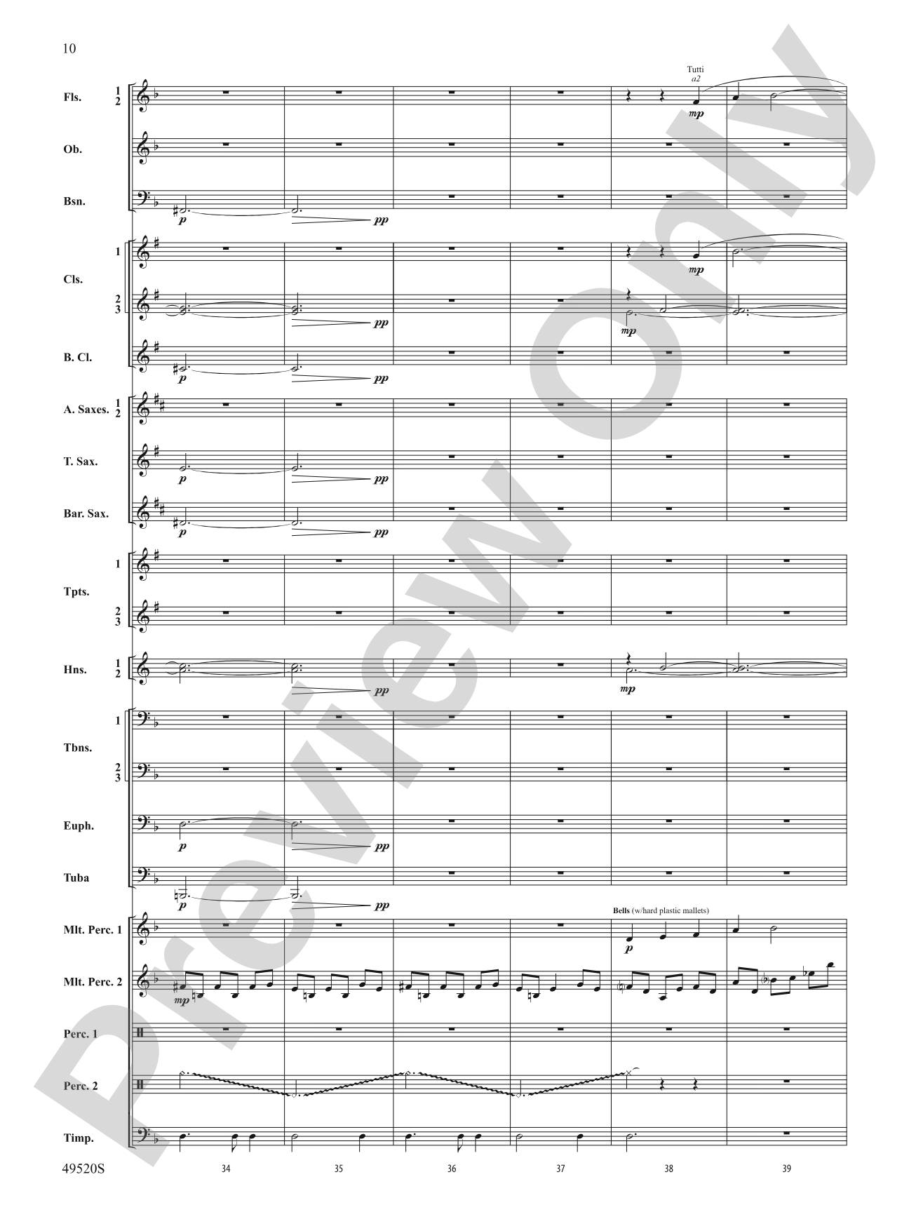 My Victory Won: Concert Band Conductor Score & Parts