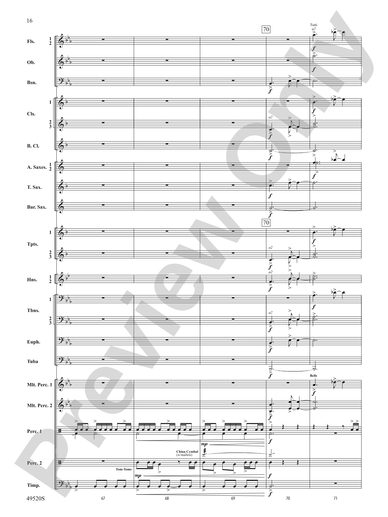 My Victory Won: Concert Band Conductor Score & Parts