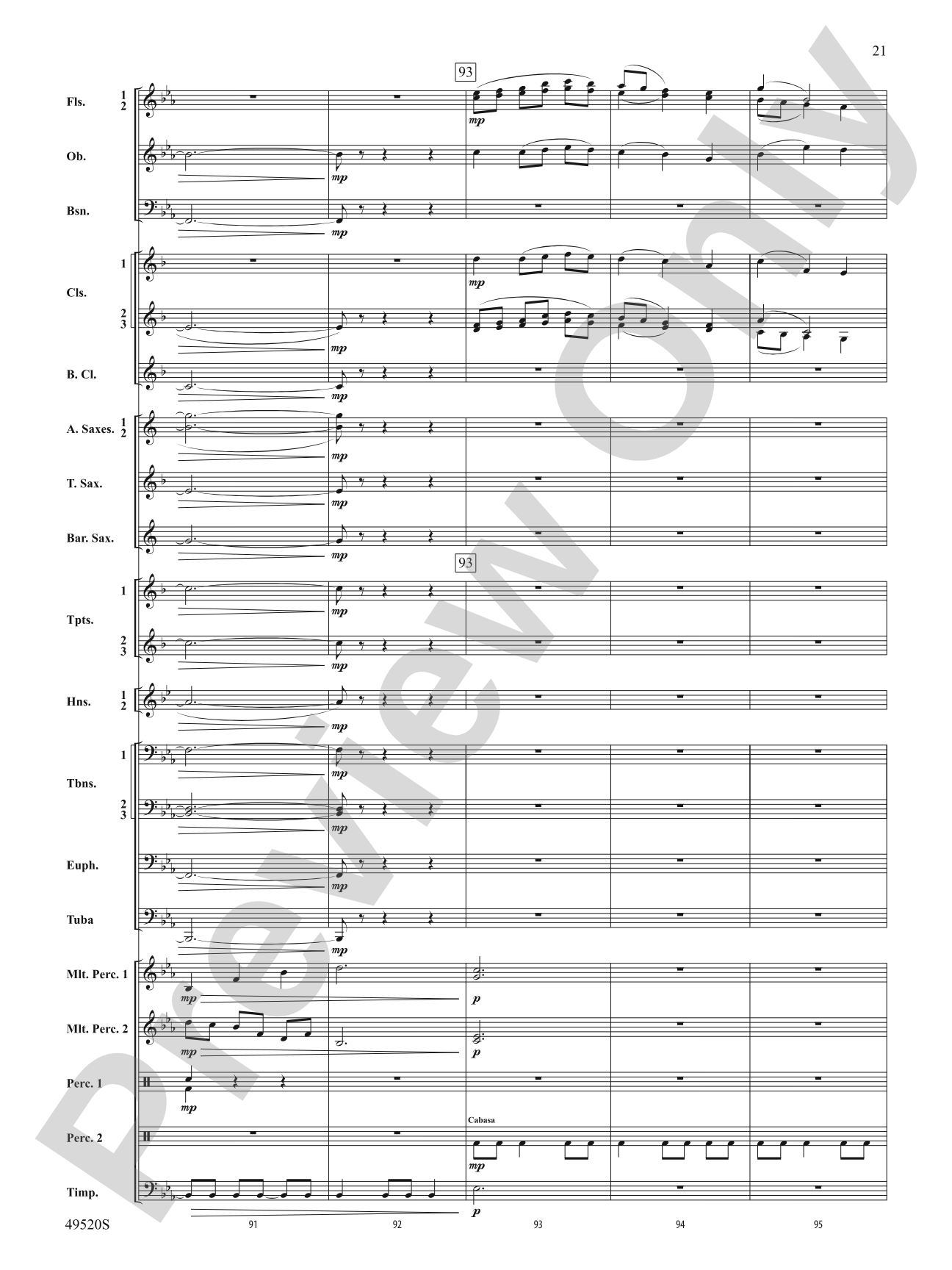 My Victory Won: Concert Band Conductor Score & Parts
