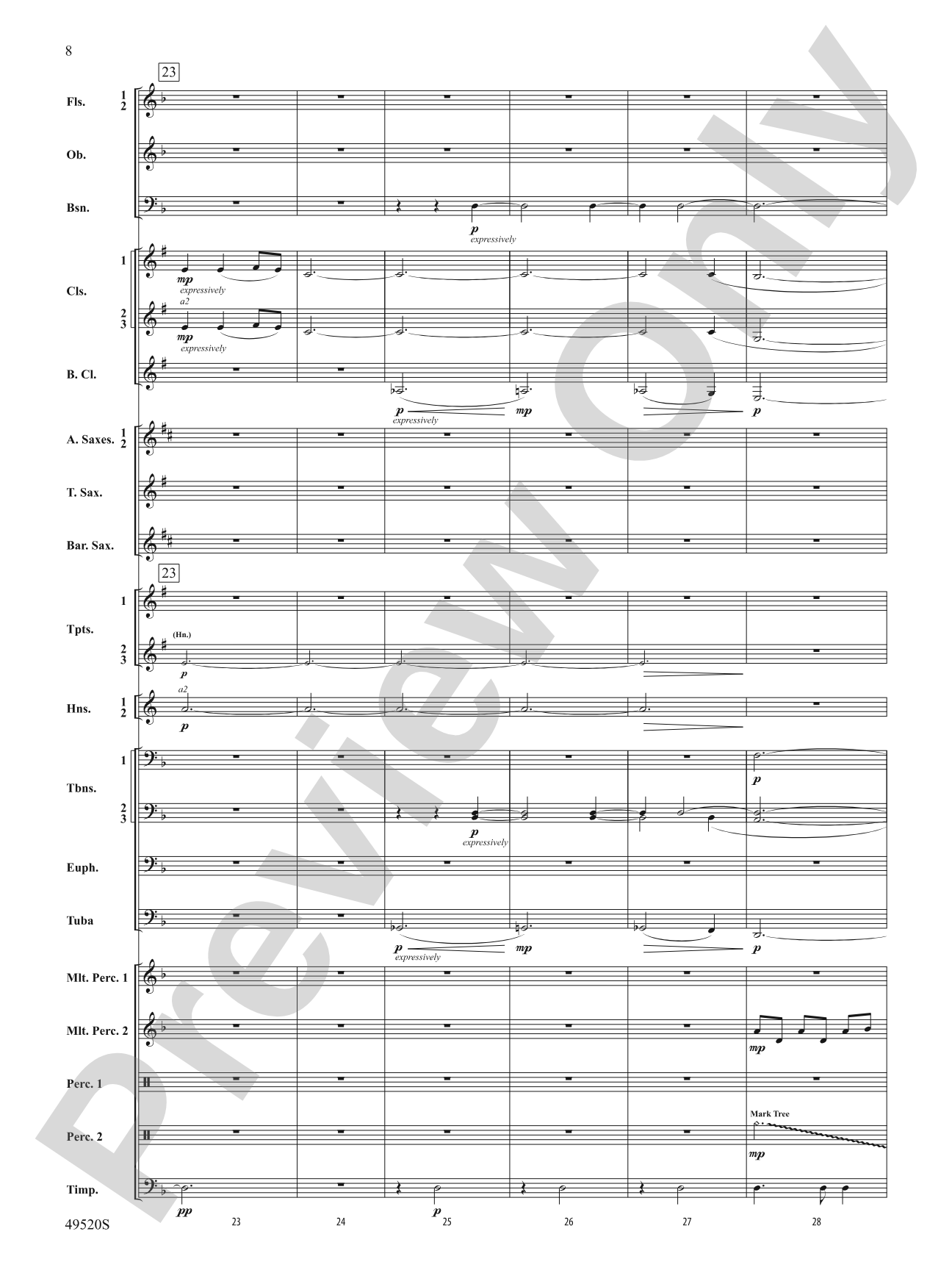 My Victory Won: Concert Band Conductor Score & Parts
