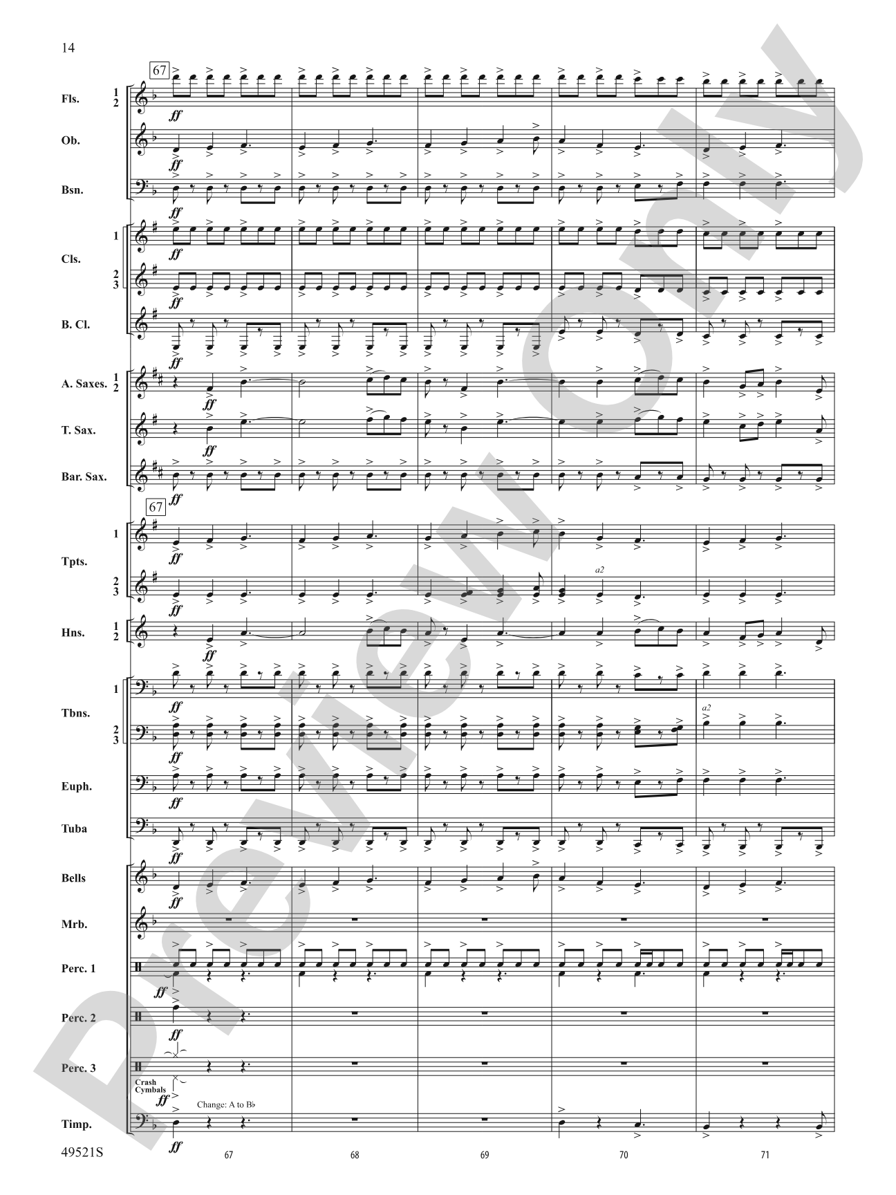 Spirit of the Dauntless: Concert Band Conductor Score & Parts
