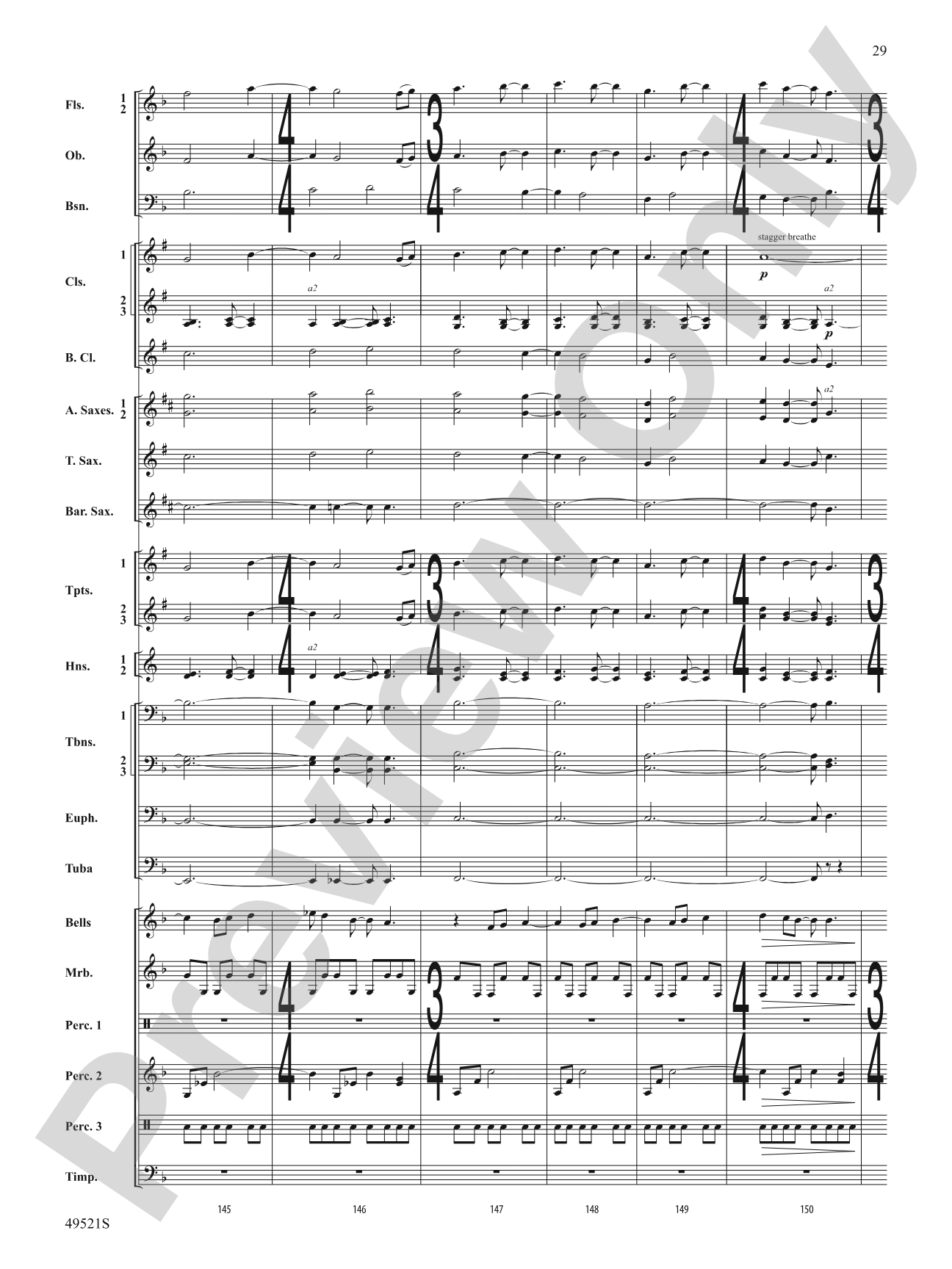 Spirit of the Dauntless: Concert Band Conductor Score & Parts