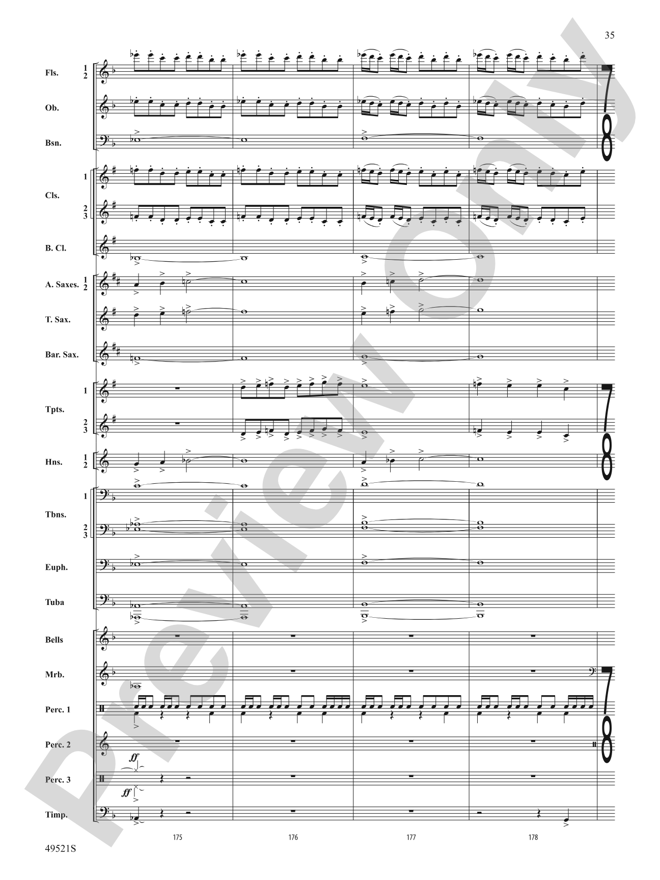 Spirit of the Dauntless: Concert Band Conductor Score & Parts
