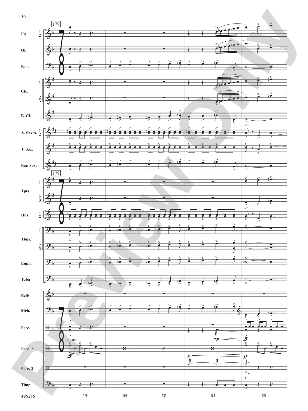 Spirit of the Dauntless: Concert Band Conductor Score & Parts