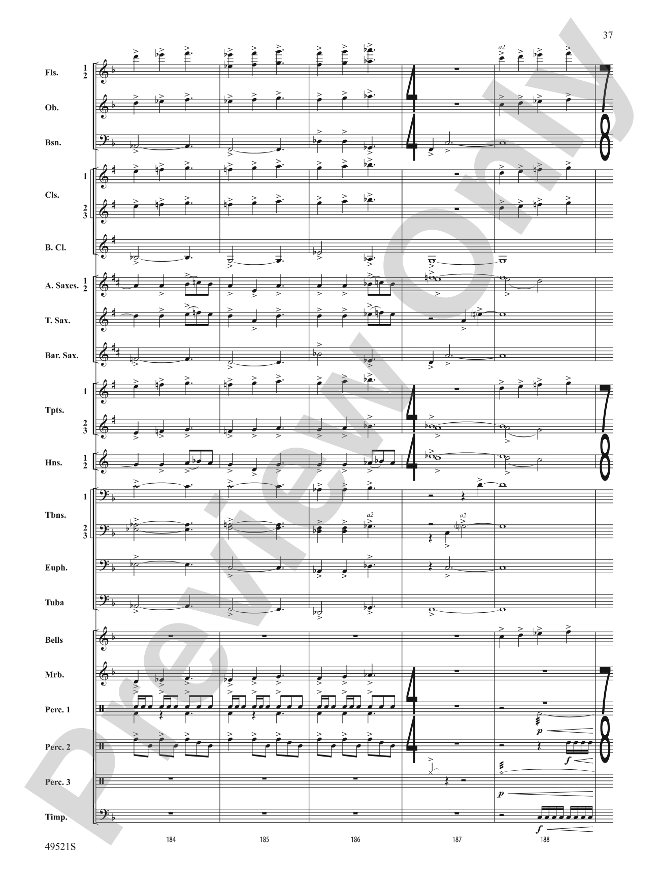 Spirit of the Dauntless: Concert Band Conductor Score & Parts