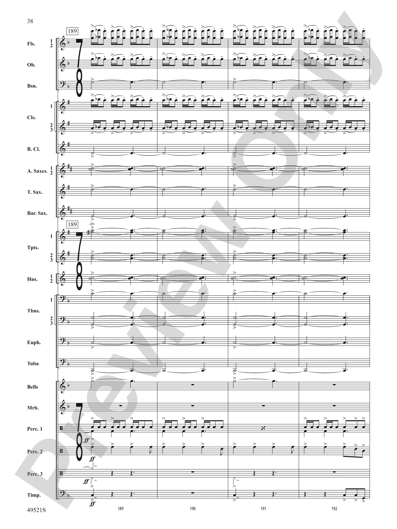 Spirit of the Dauntless: Concert Band Conductor Score & Parts