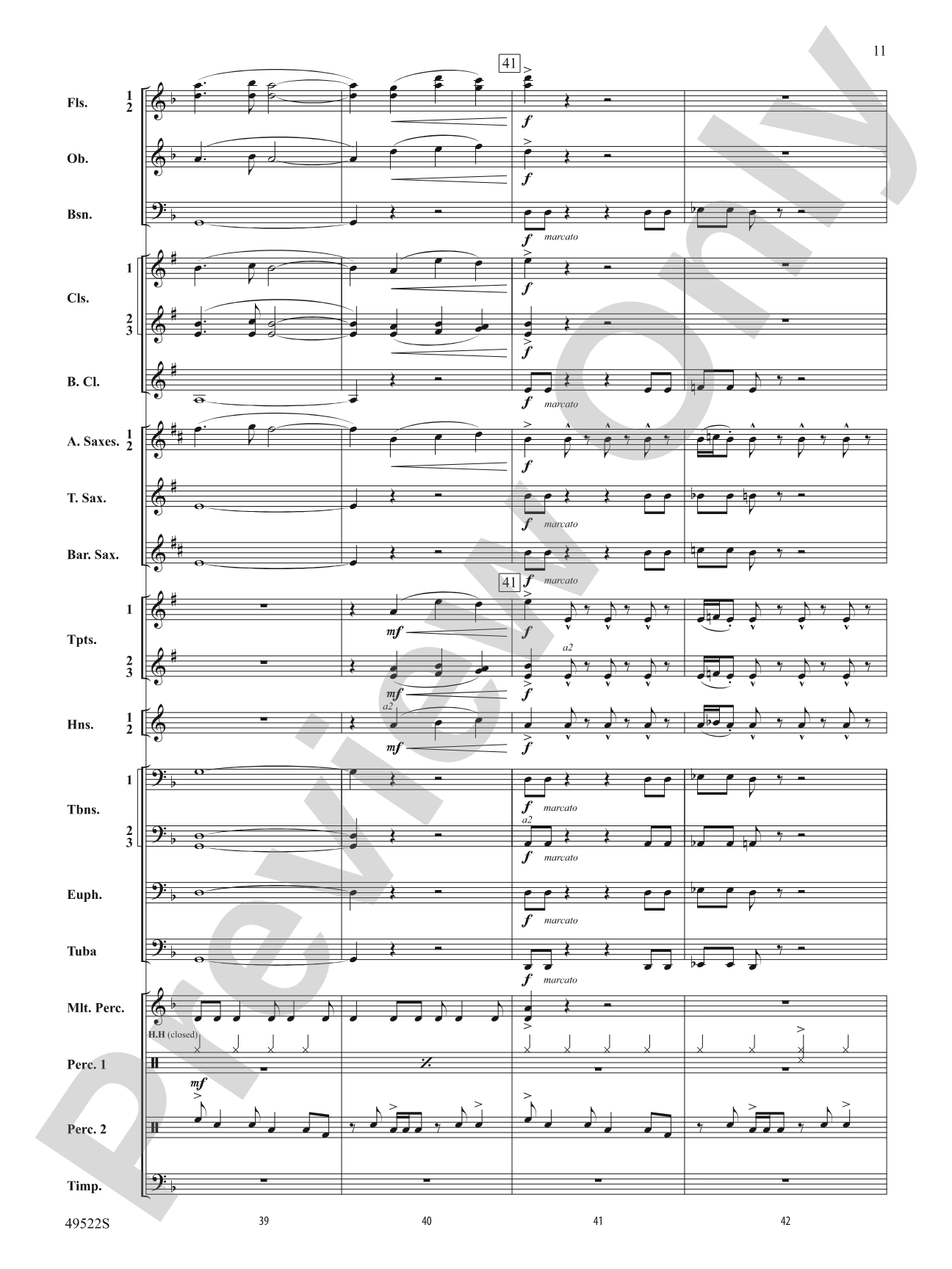 Ambush: Concert Band Conductor Score & Parts