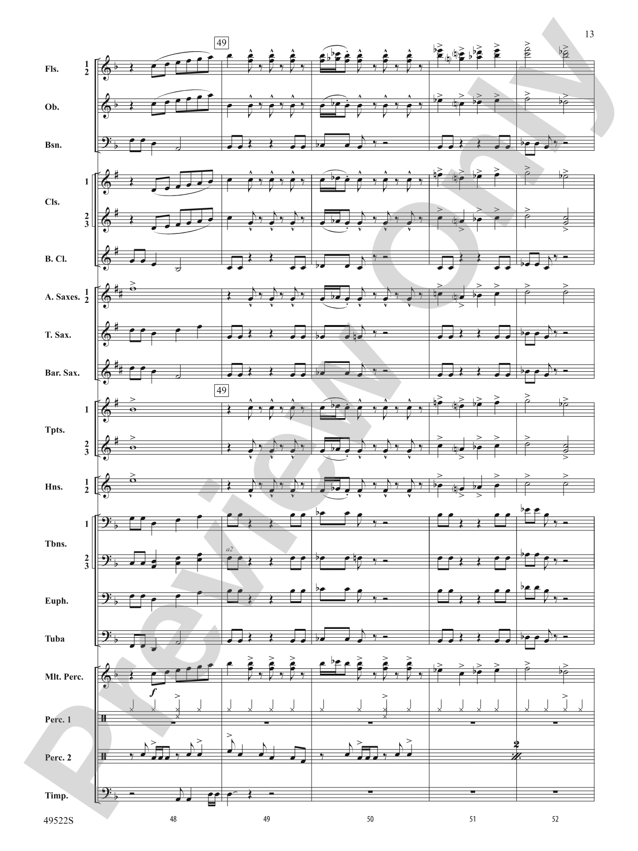 Ambush: Concert Band Conductor Score & Parts