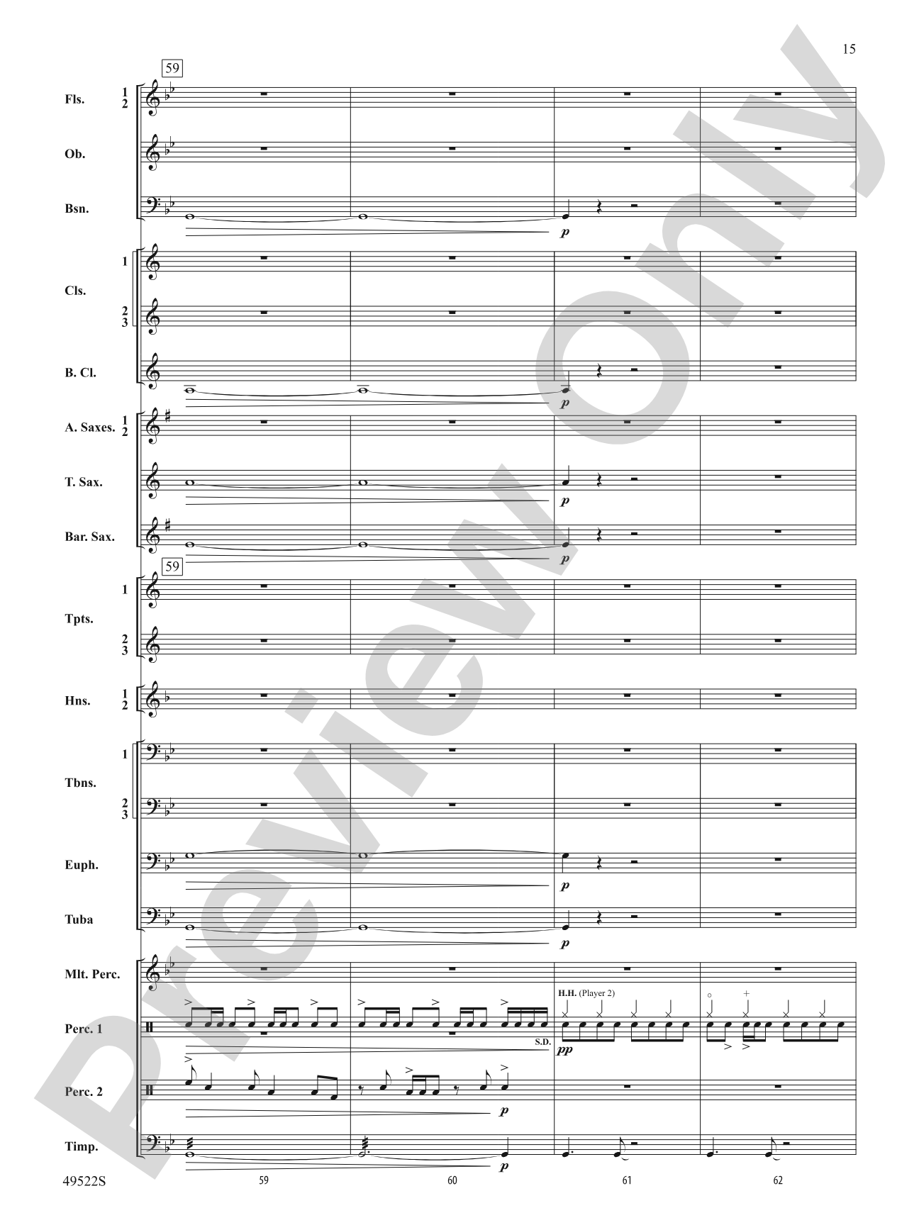 Ambush: Concert Band Conductor Score & Parts