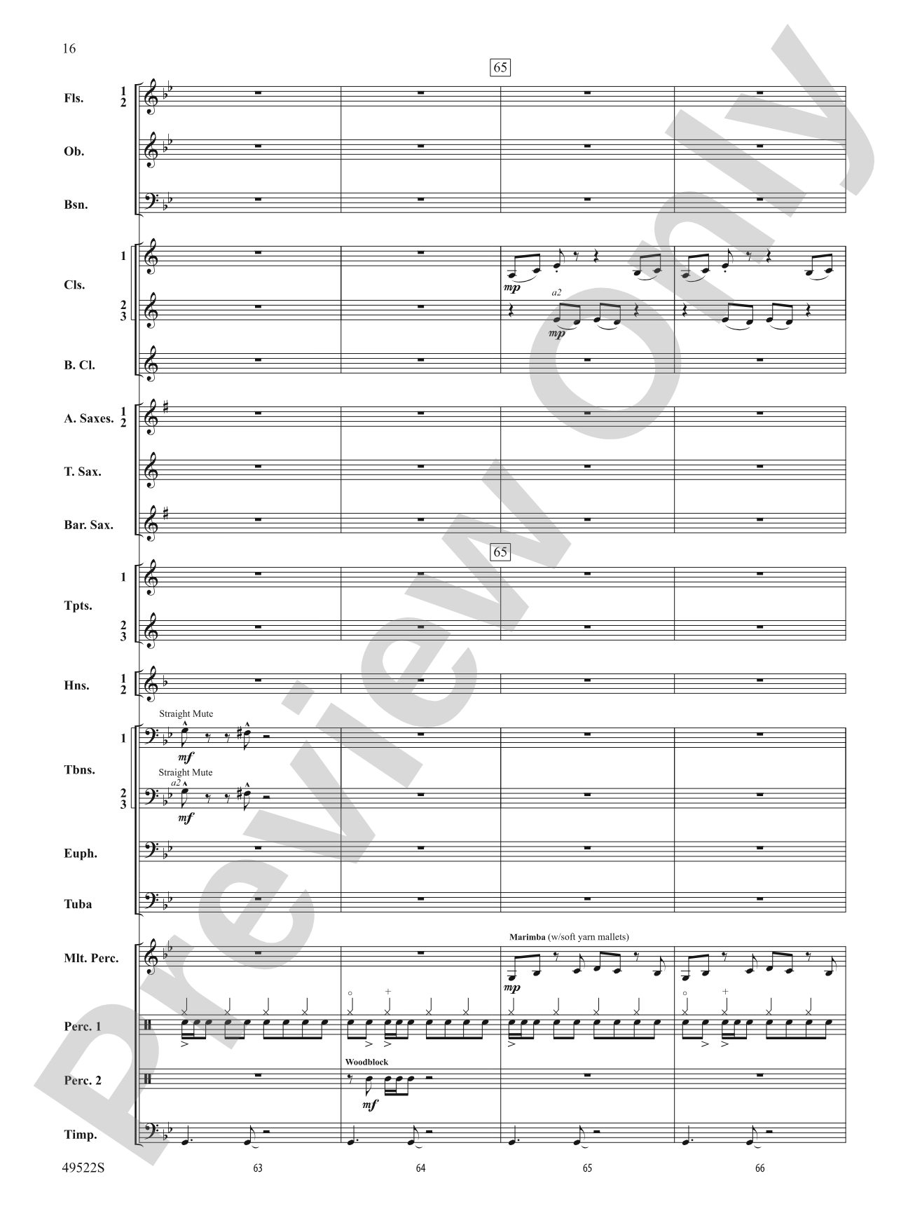 Ambush: Concert Band Conductor Score & Parts