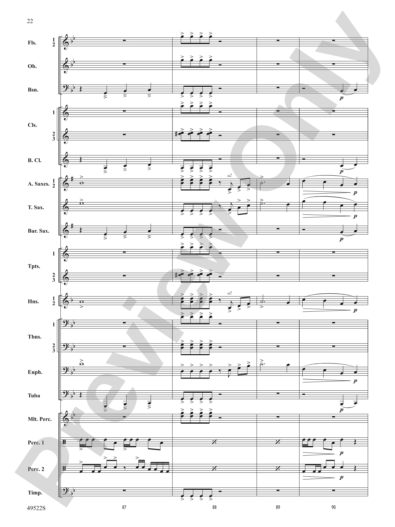 Ambush: Concert Band Conductor Score & Parts