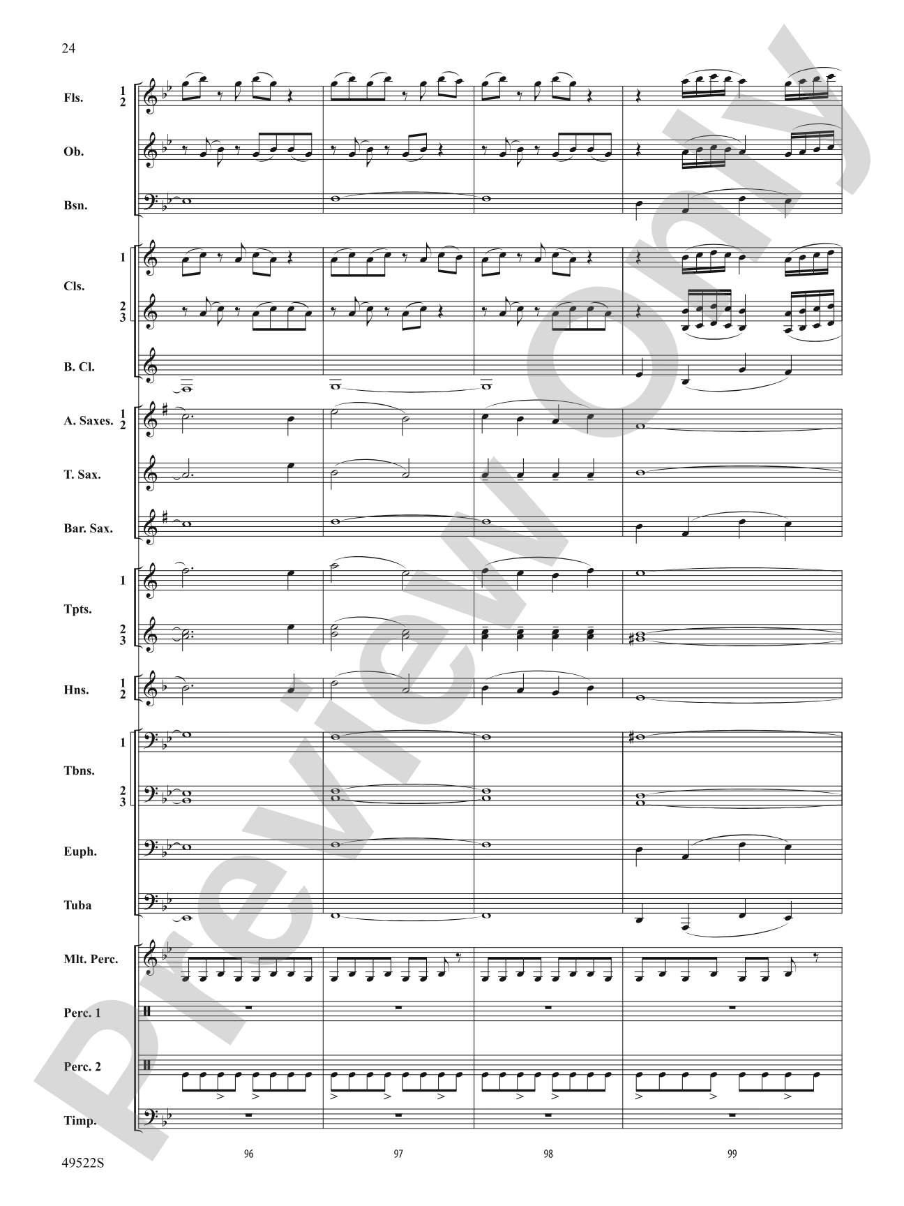 Ambush: Concert Band Conductor Score & Parts