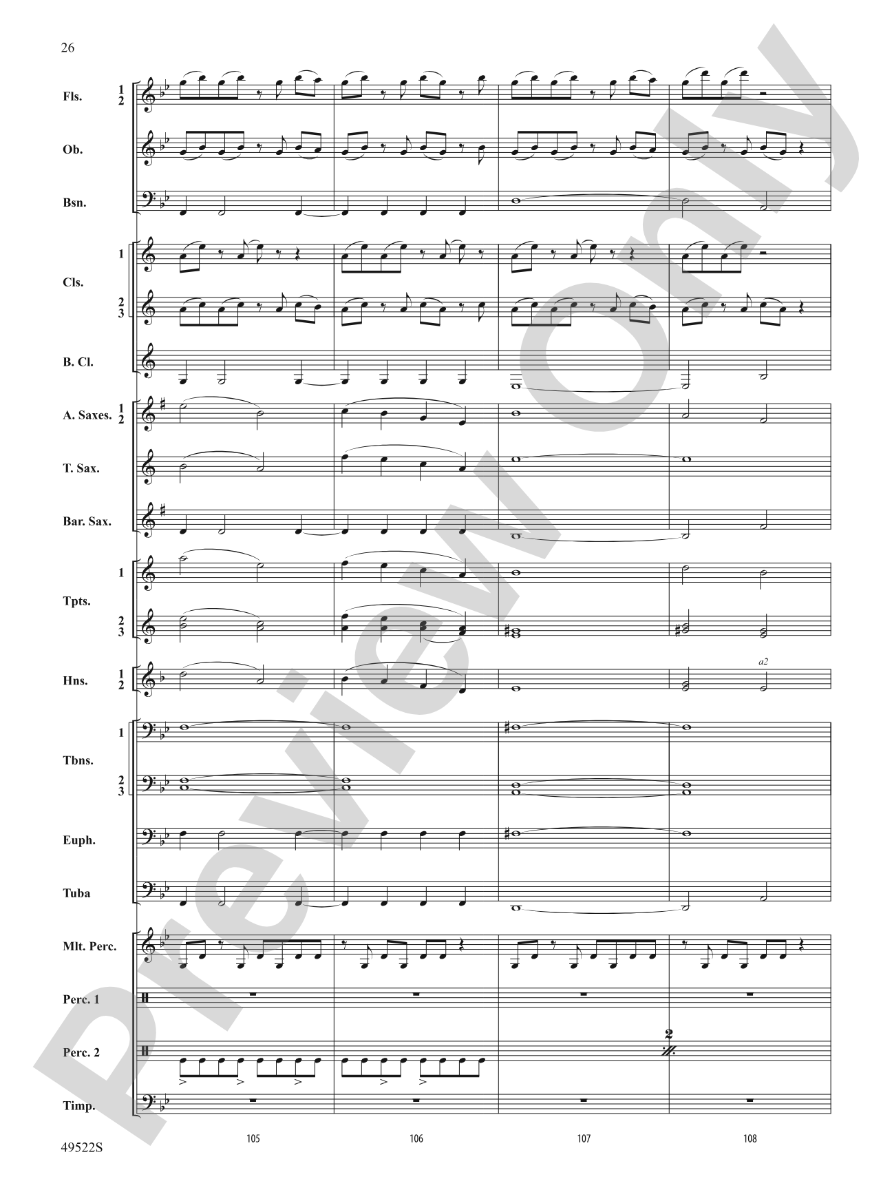 Ambush: Concert Band Conductor Score & Parts