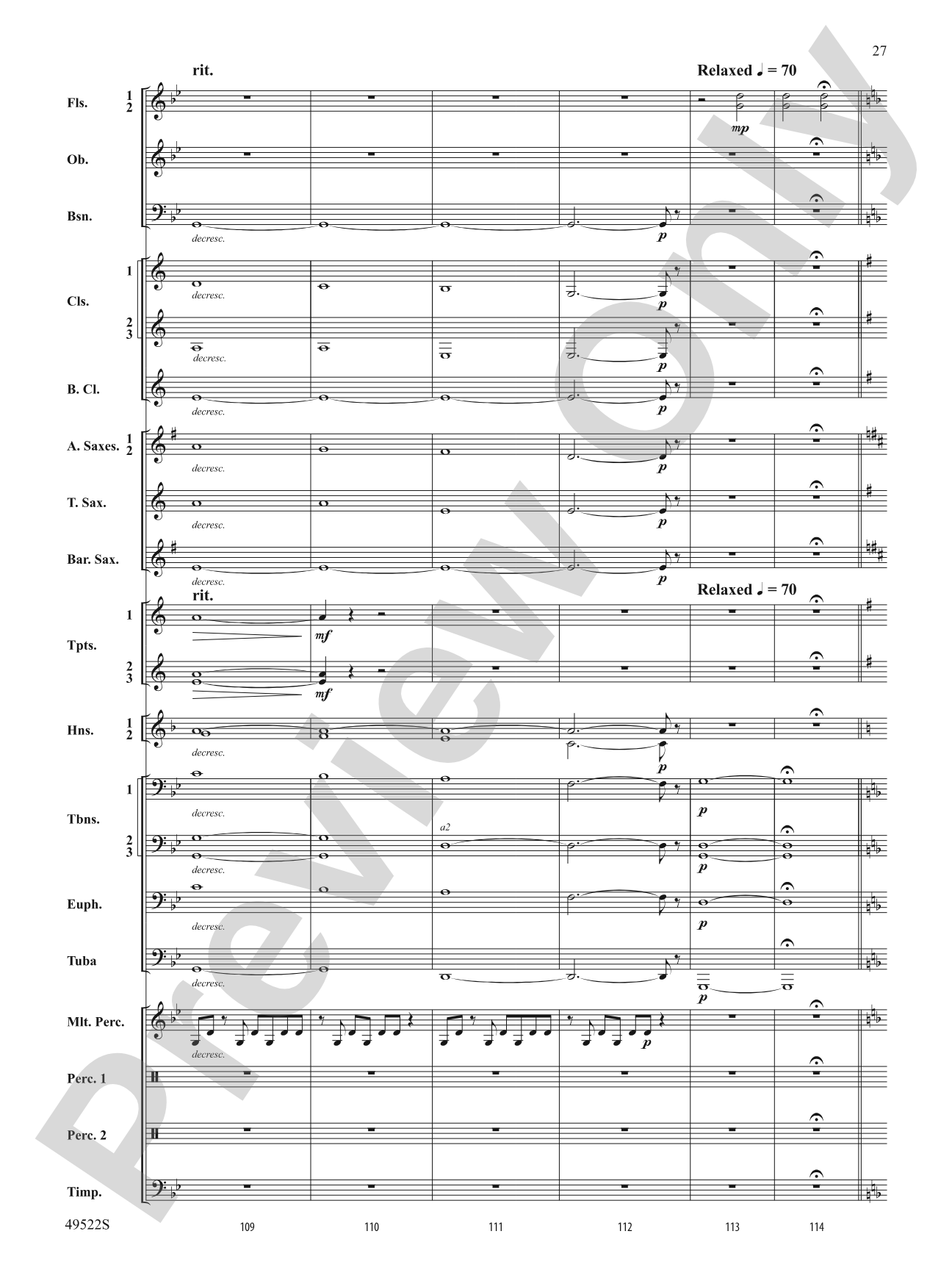 Ambush: Concert Band Conductor Score & Parts