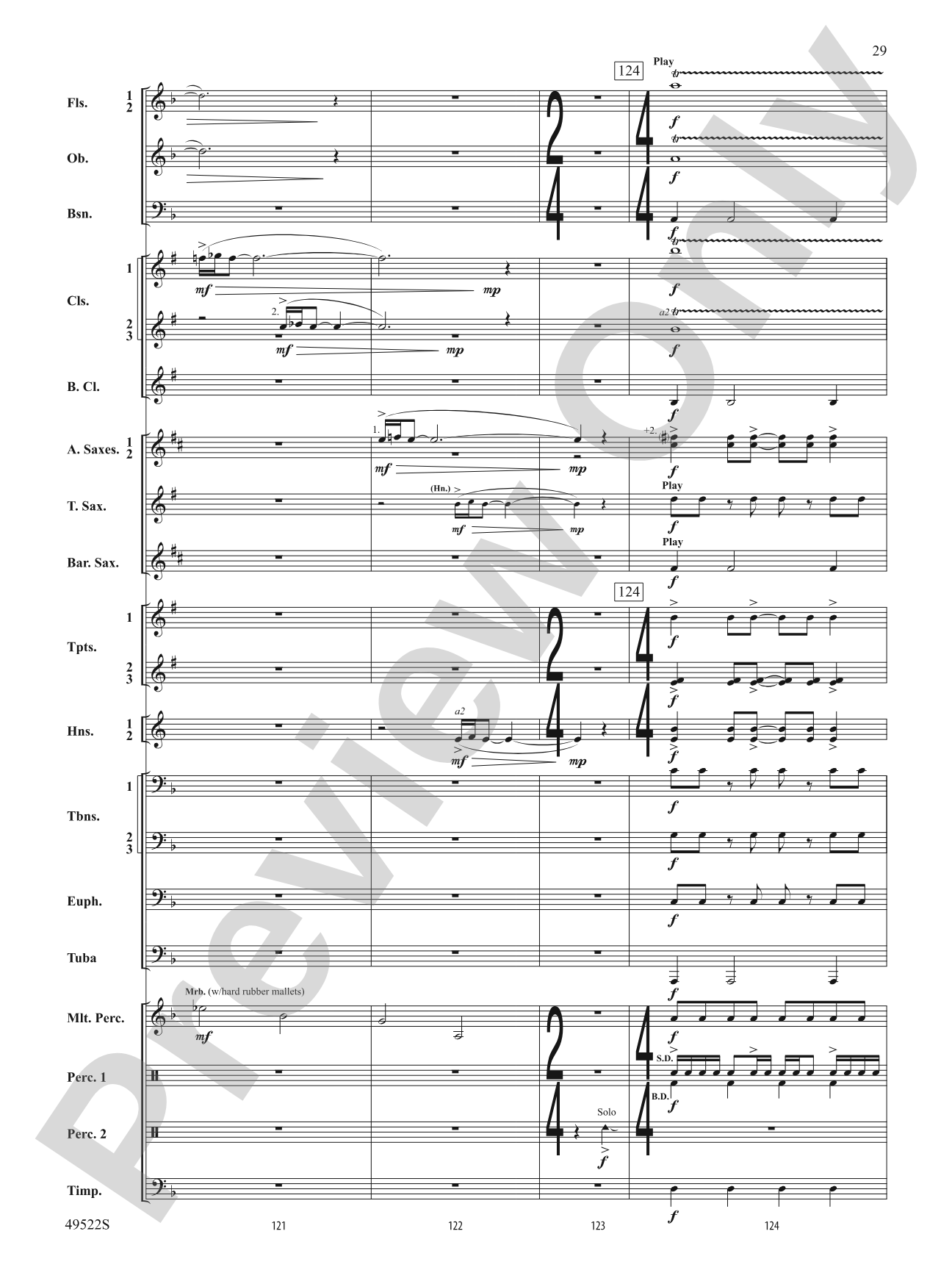 Ambush: Concert Band Conductor Score & Parts
