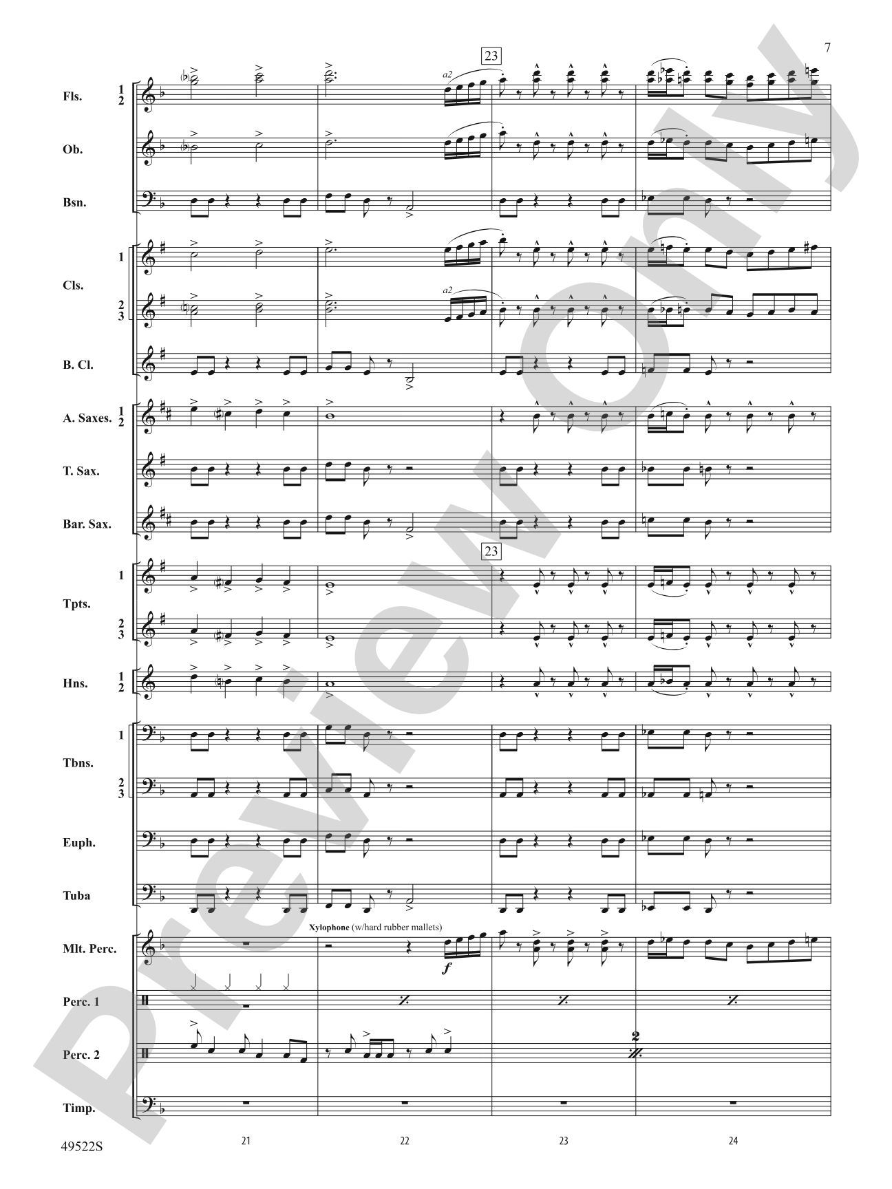 Ambush: Concert Band Conductor Score & Parts