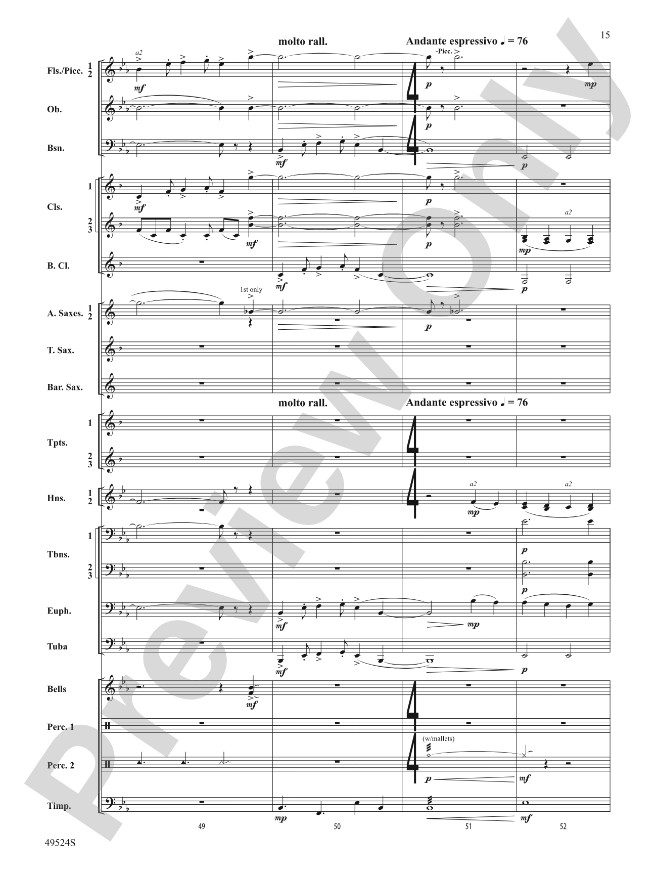 Otter Point Holiday: Concert Band Conductor Score & Parts