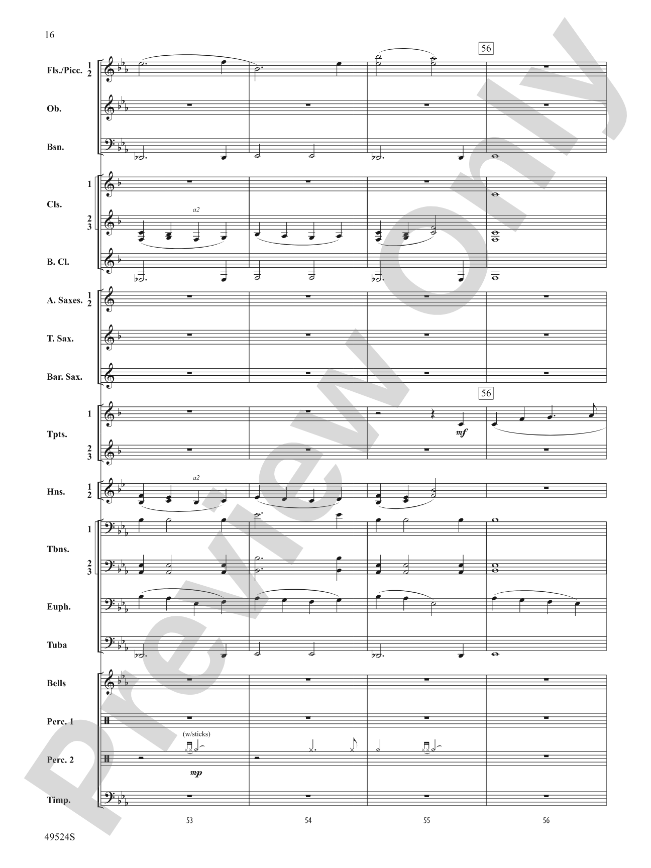 Otter Point Holiday: Concert Band Conductor Score & Parts