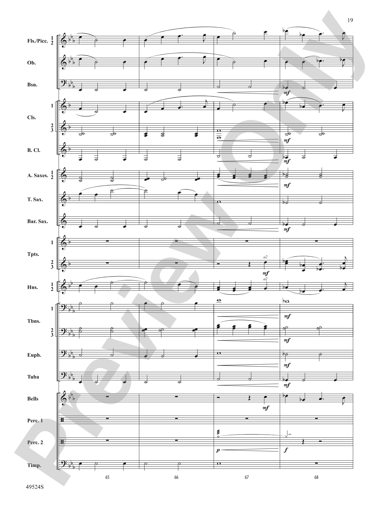 Otter Point Holiday: Concert Band Conductor Score & Parts