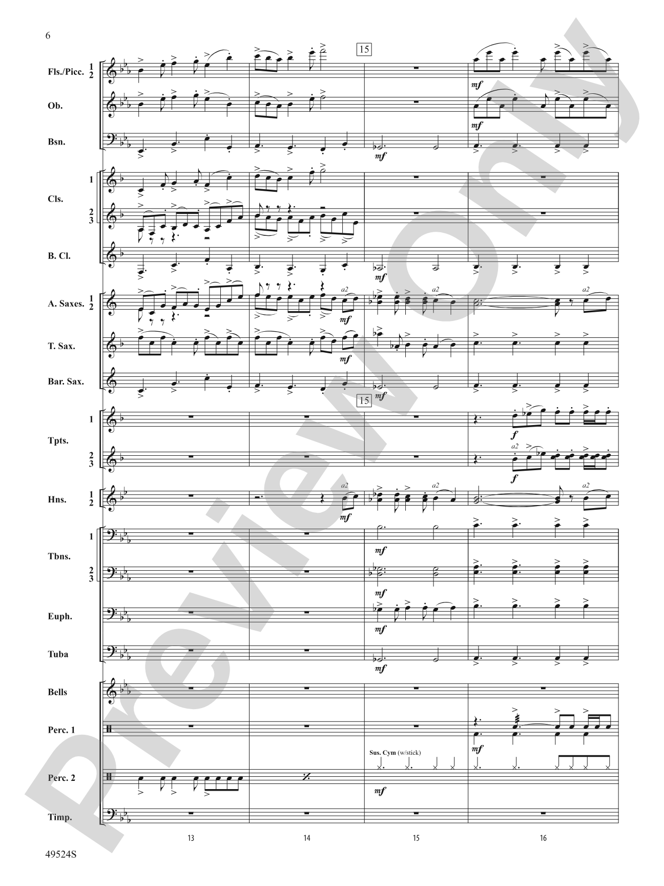 Otter Point Holiday: Concert Band Conductor Score & Parts