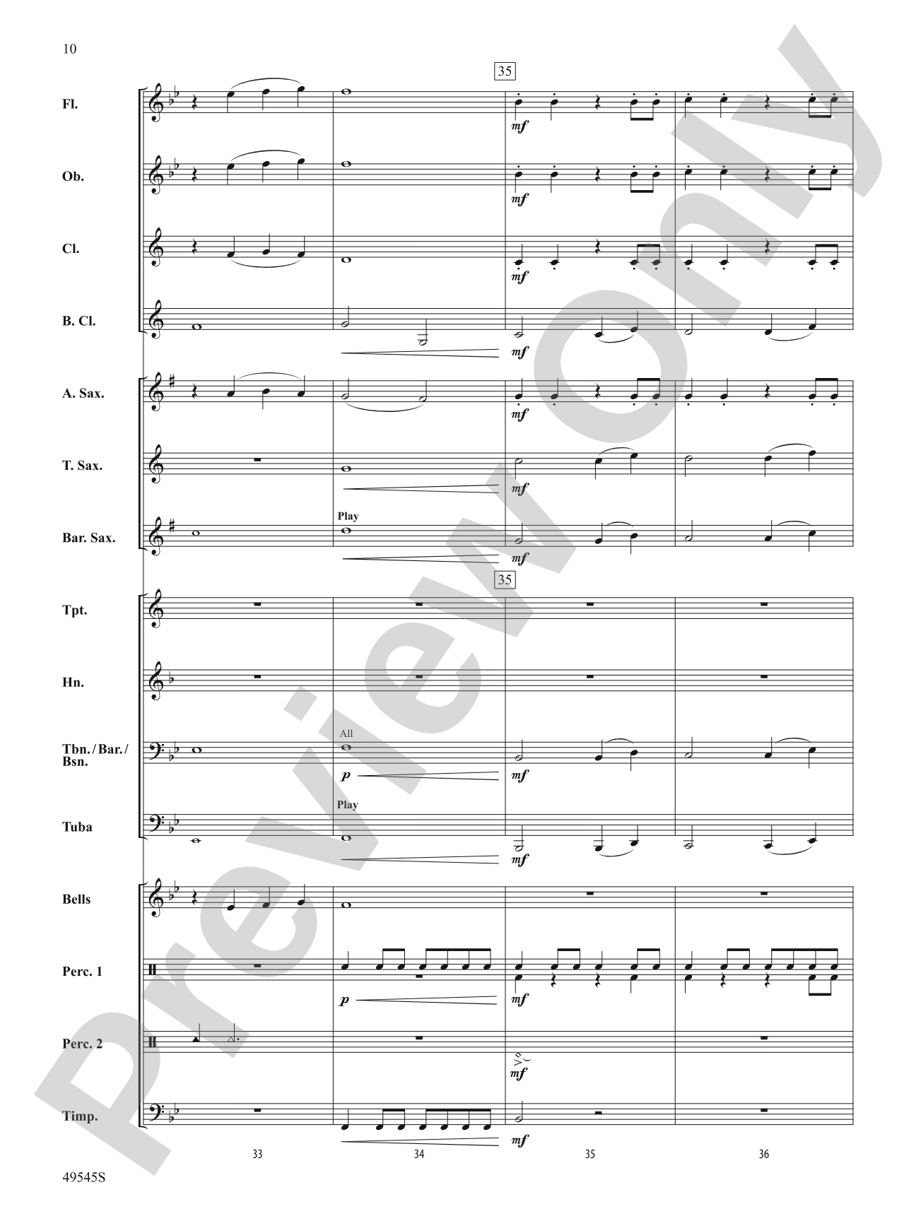 Range Rover: Concert Band Conductor Score & Parts