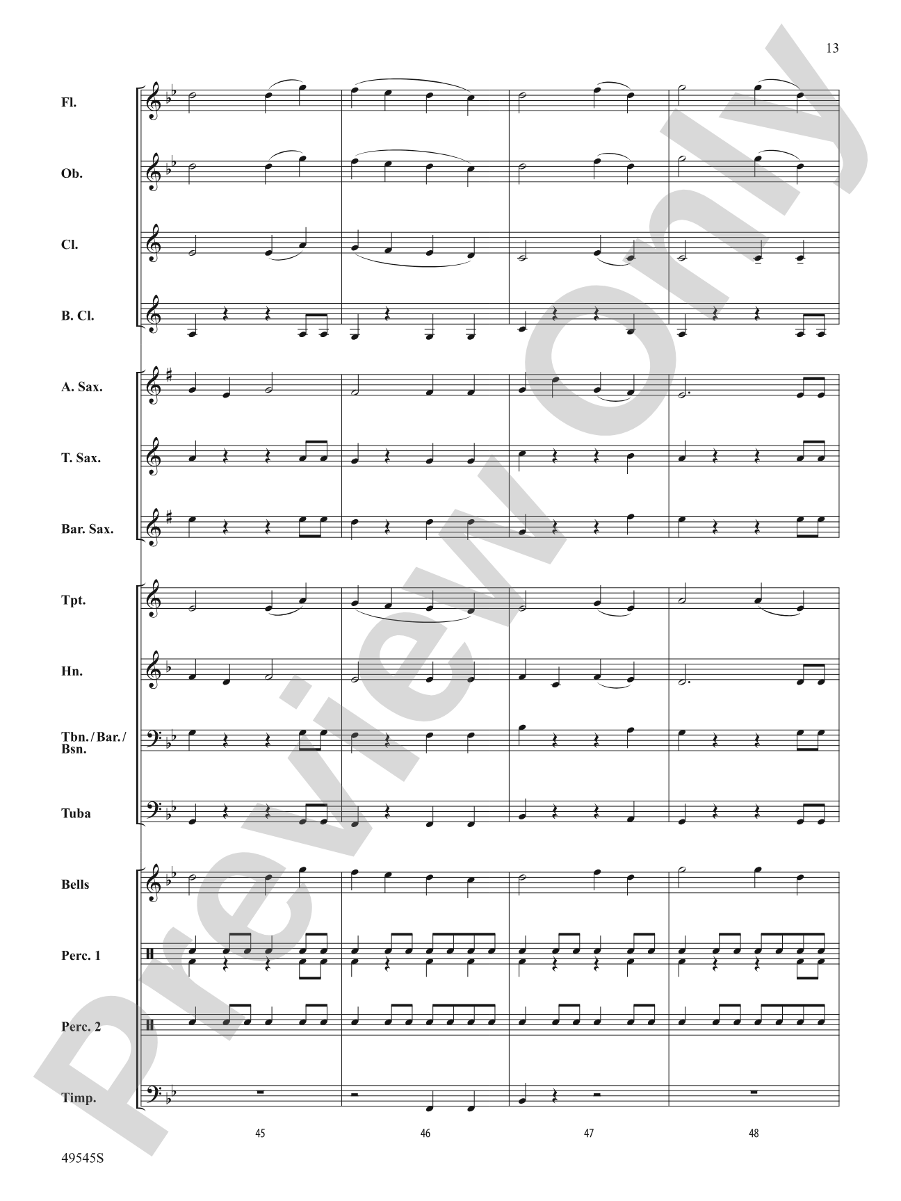 Range Rover: Concert Band Conductor Score & Parts