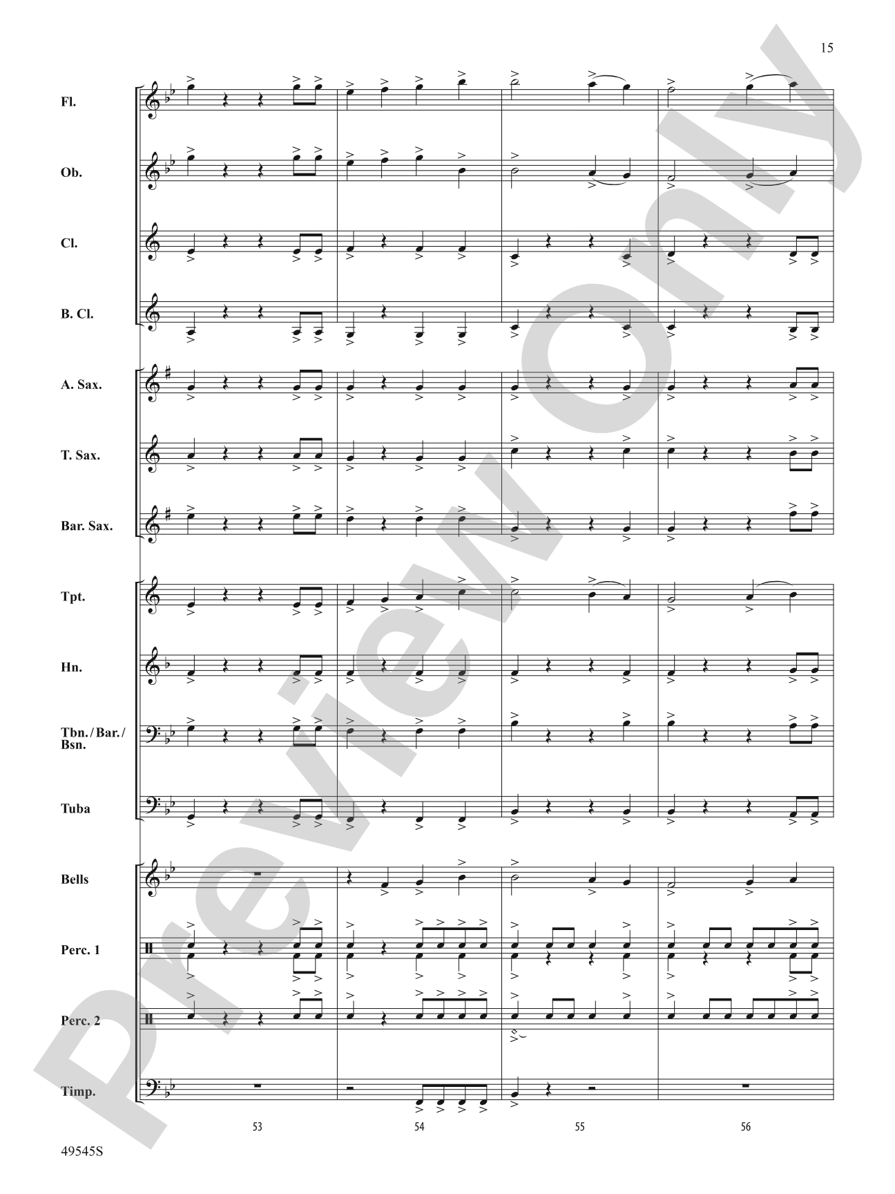 Range Rover: Concert Band Conductor Score & Parts