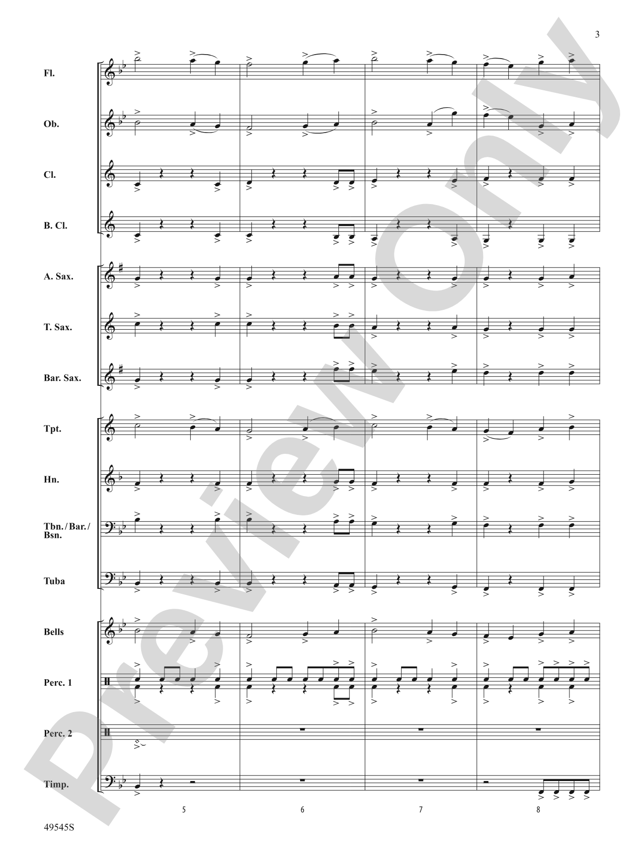 Range Rover: Concert Band Conductor Score & Parts