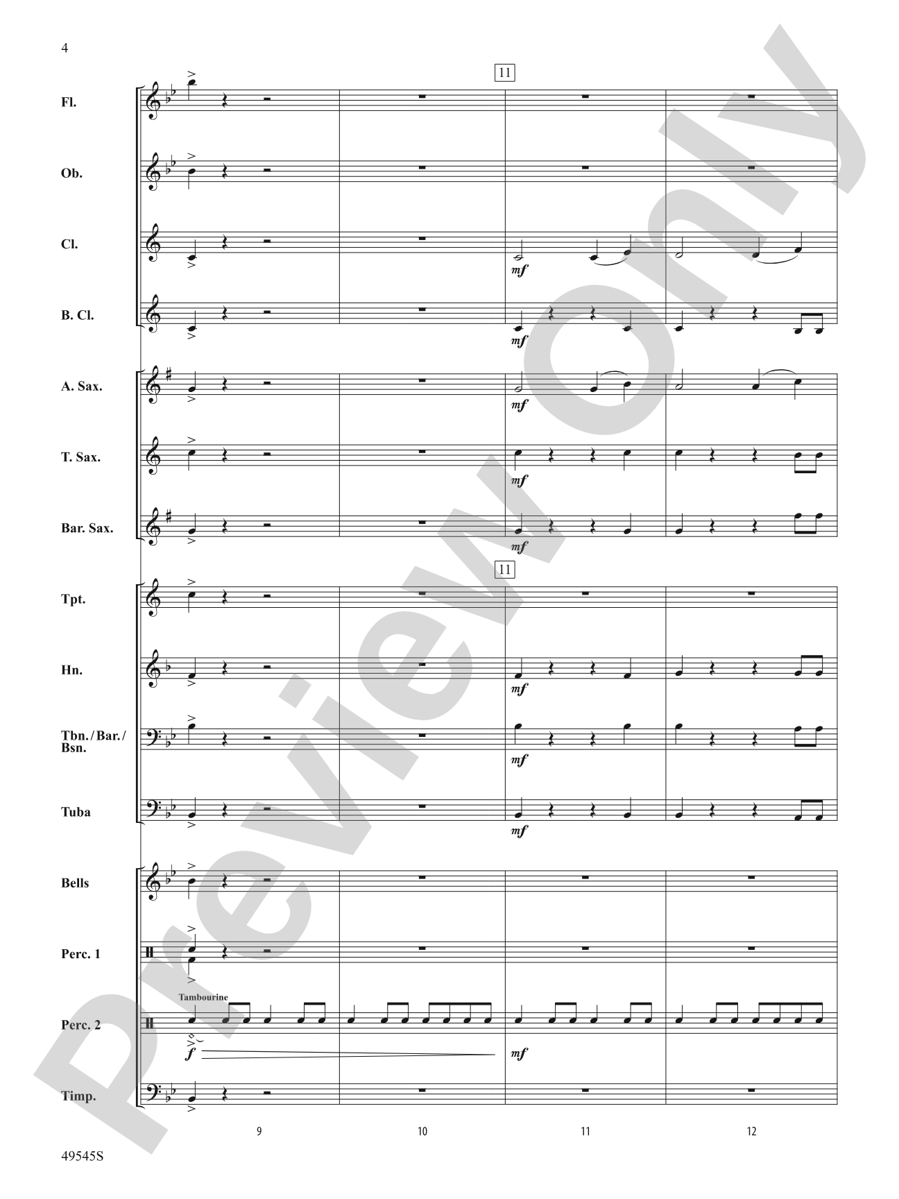 Range Rover: Concert Band Conductor Score & Parts