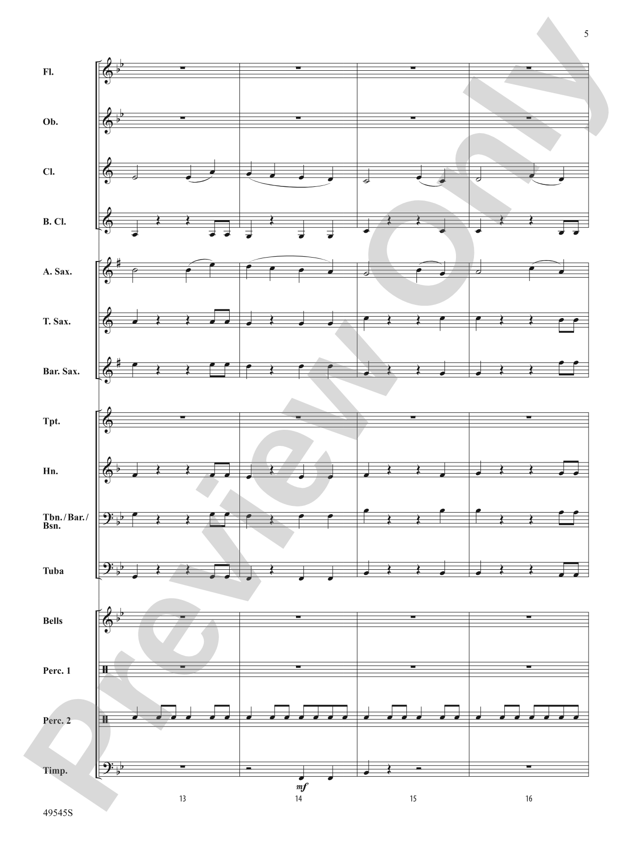 Range Rover: Concert Band Conductor Score & Parts