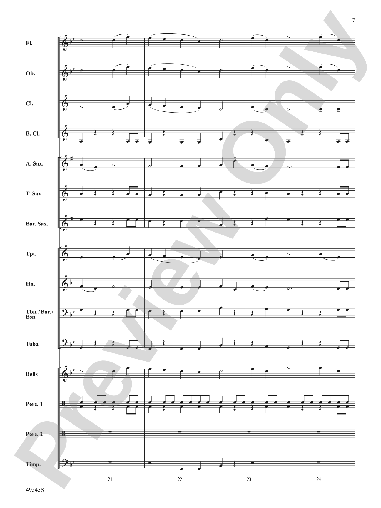 Range Rover: Concert Band Conductor Score & Parts