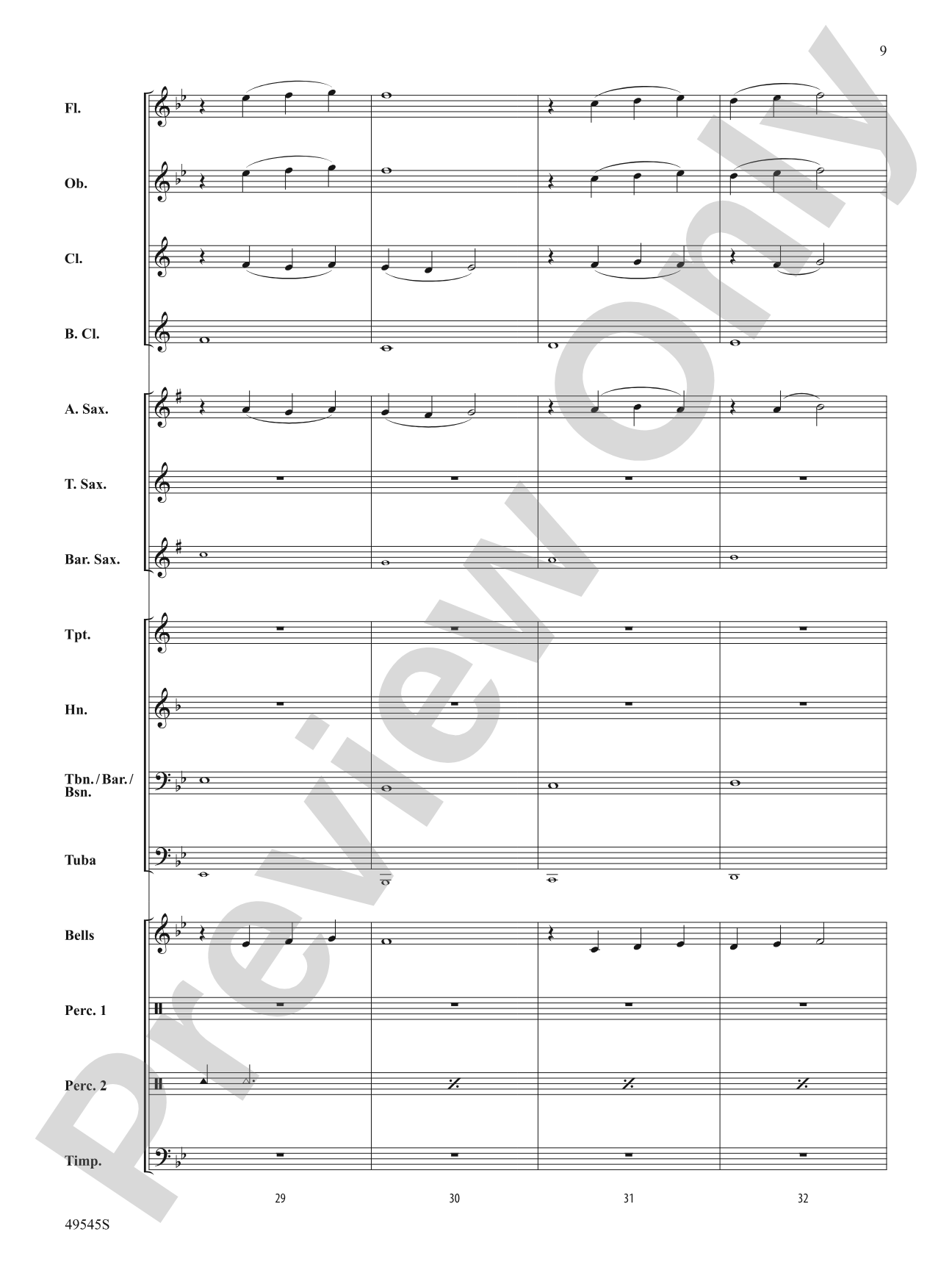 Range Rover: Concert Band Conductor Score & Parts