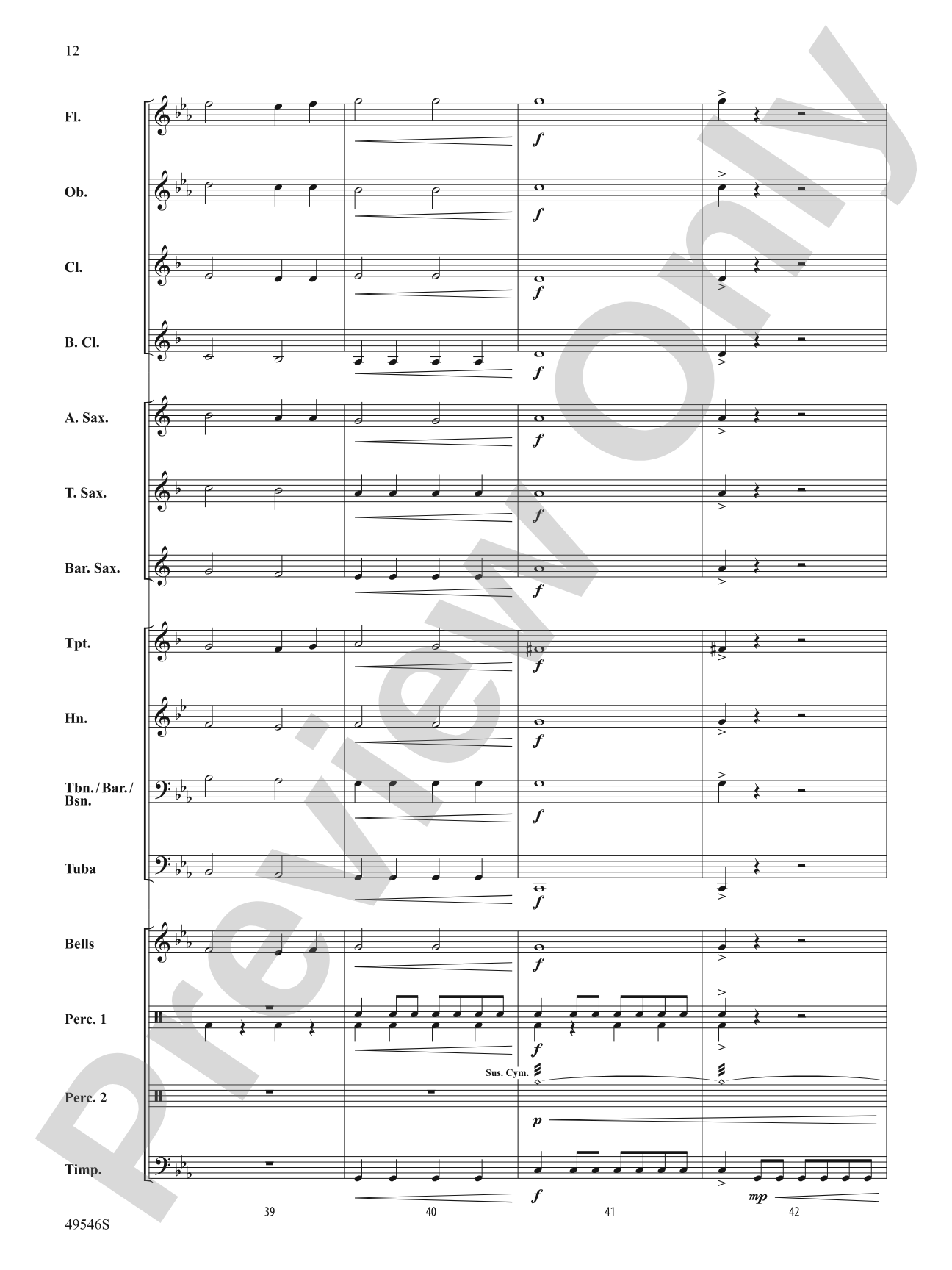 Lionheart: Concert Band Conductor Score & Parts