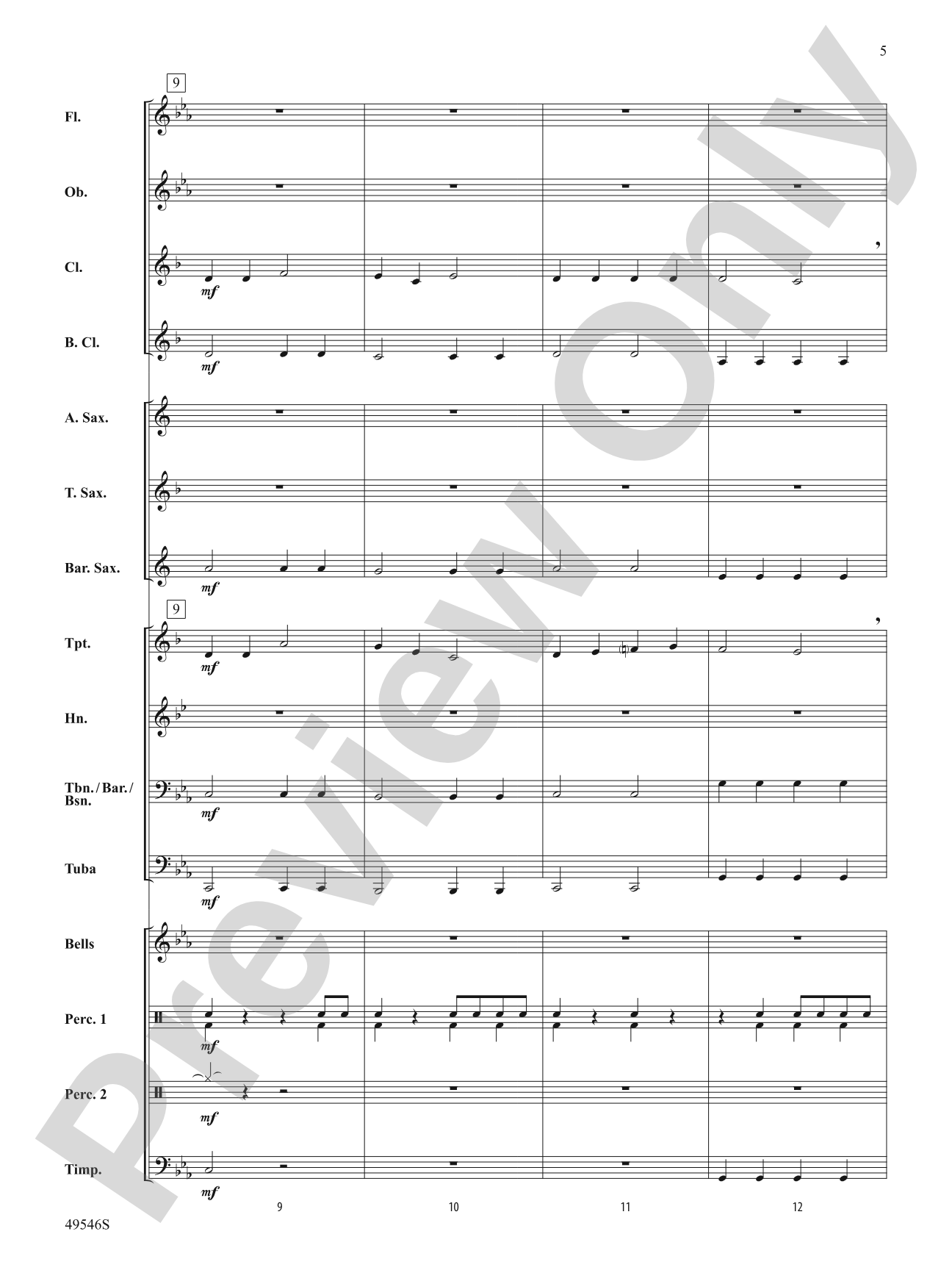 Lionheart: Concert Band Conductor Score & Parts