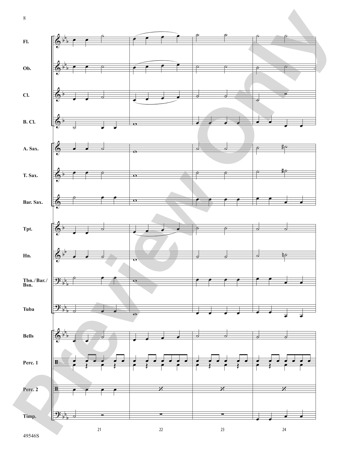 Lionheart: Concert Band Conductor Score & Parts