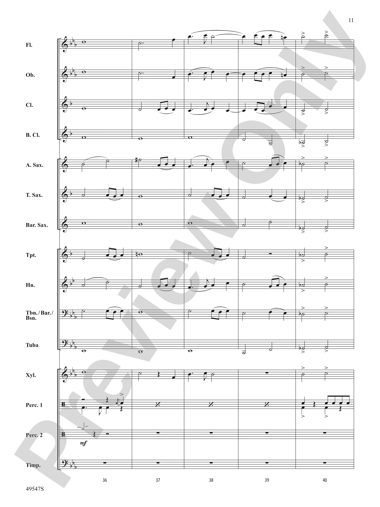 Violento: Concert Band Conductor Score & Parts