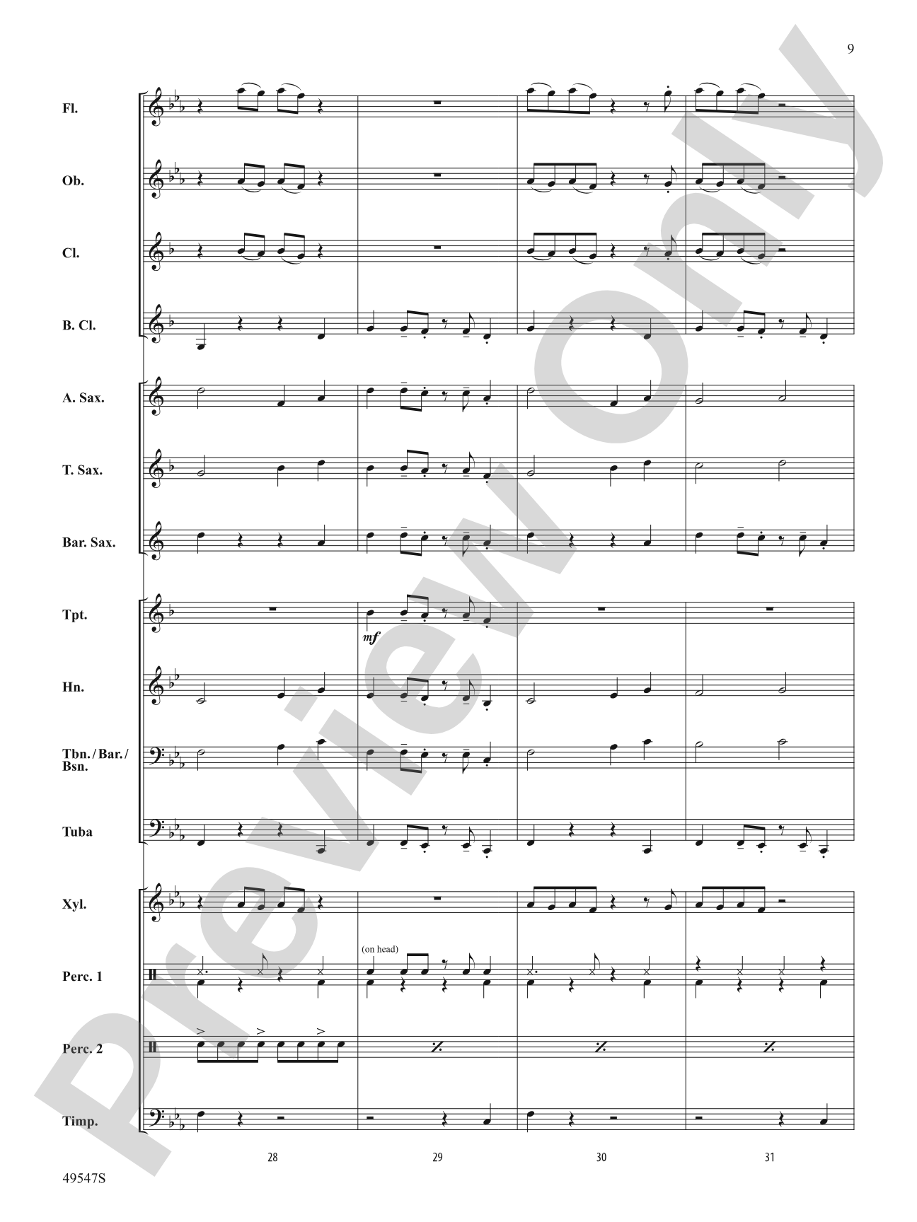 Violento: Concert Band Conductor Score & Parts
