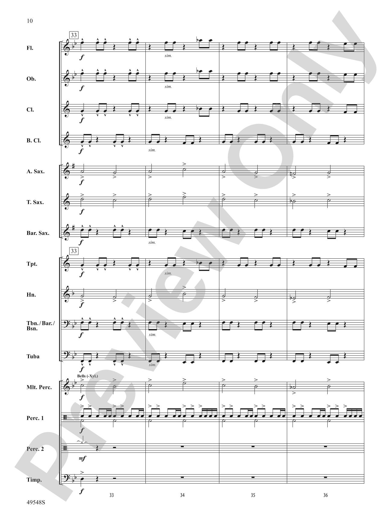 March of the Martians: Concert Band Conductor Score & Parts