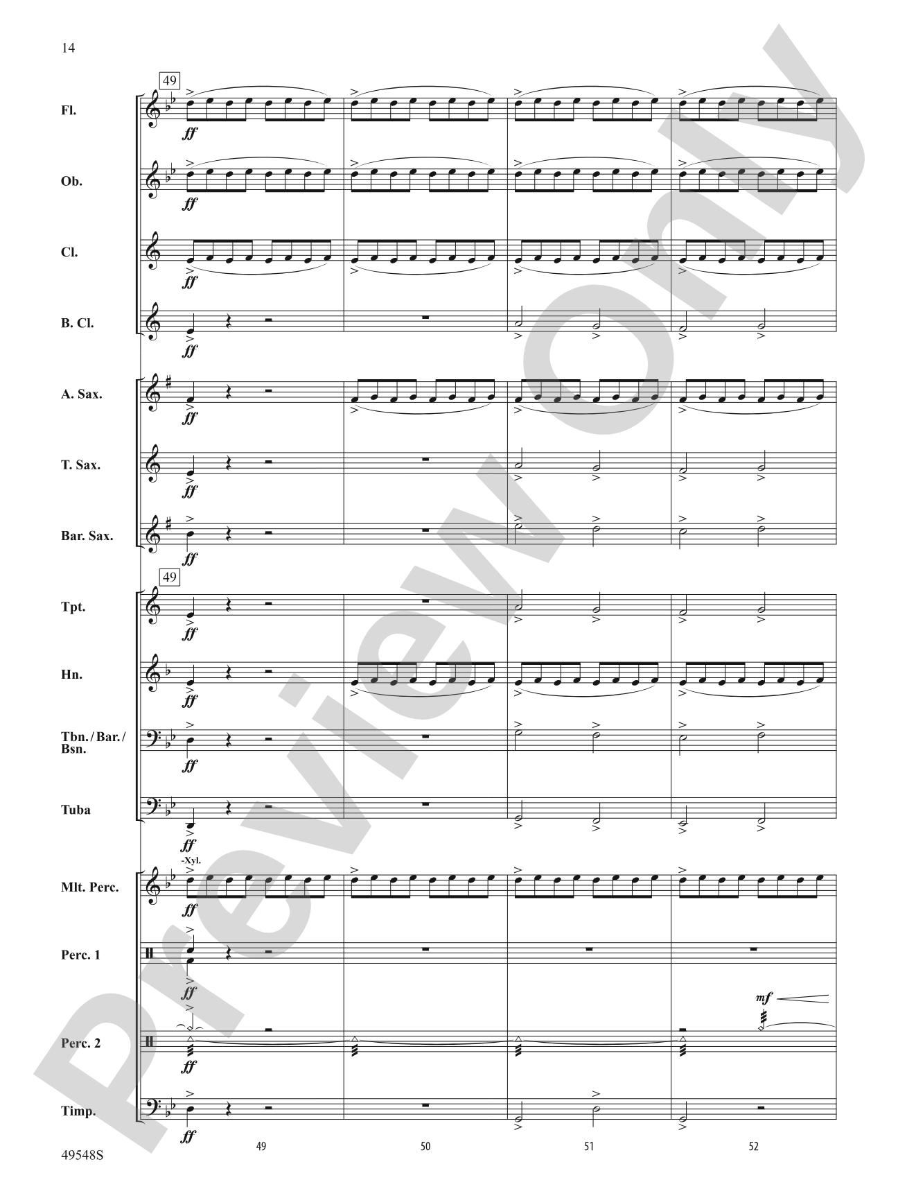 March of the Martians: Concert Band Conductor Score & Parts