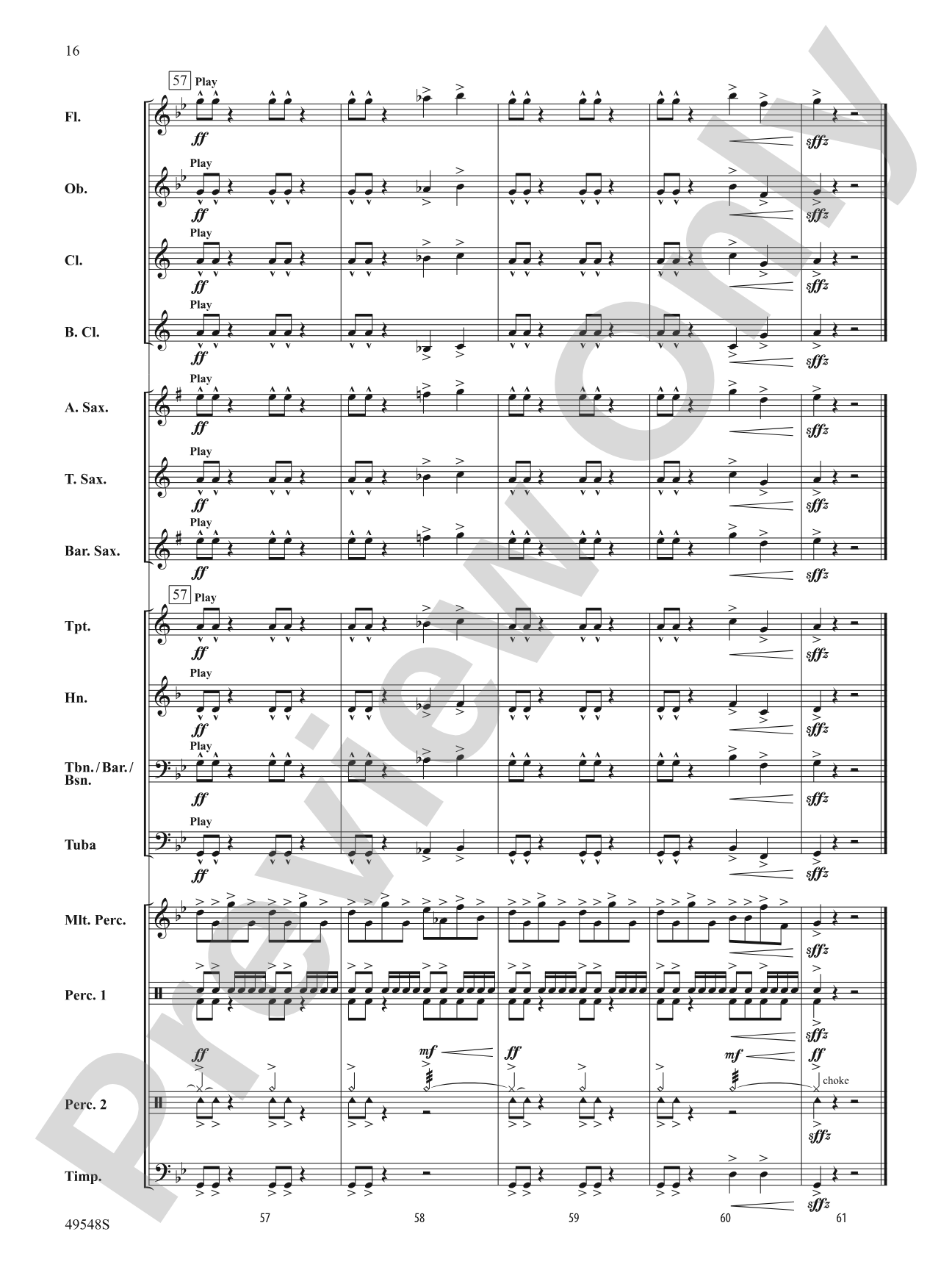 March of the Martians: Concert Band Conductor Score & Parts