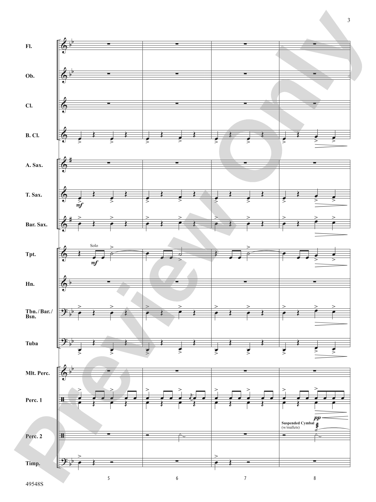 March of the Martians: Concert Band Conductor Score & Parts