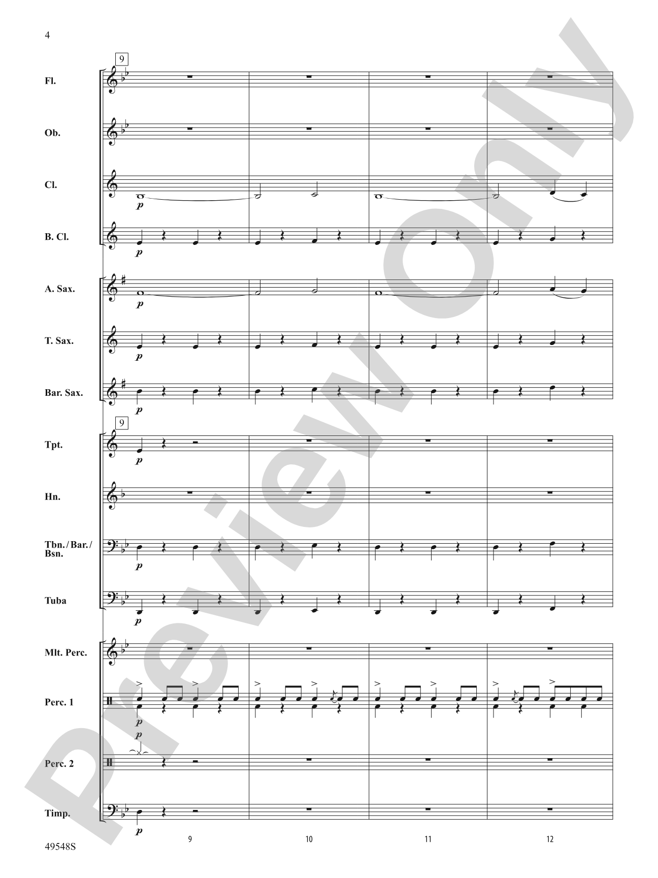 March of the Martians: Concert Band Conductor Score & Parts