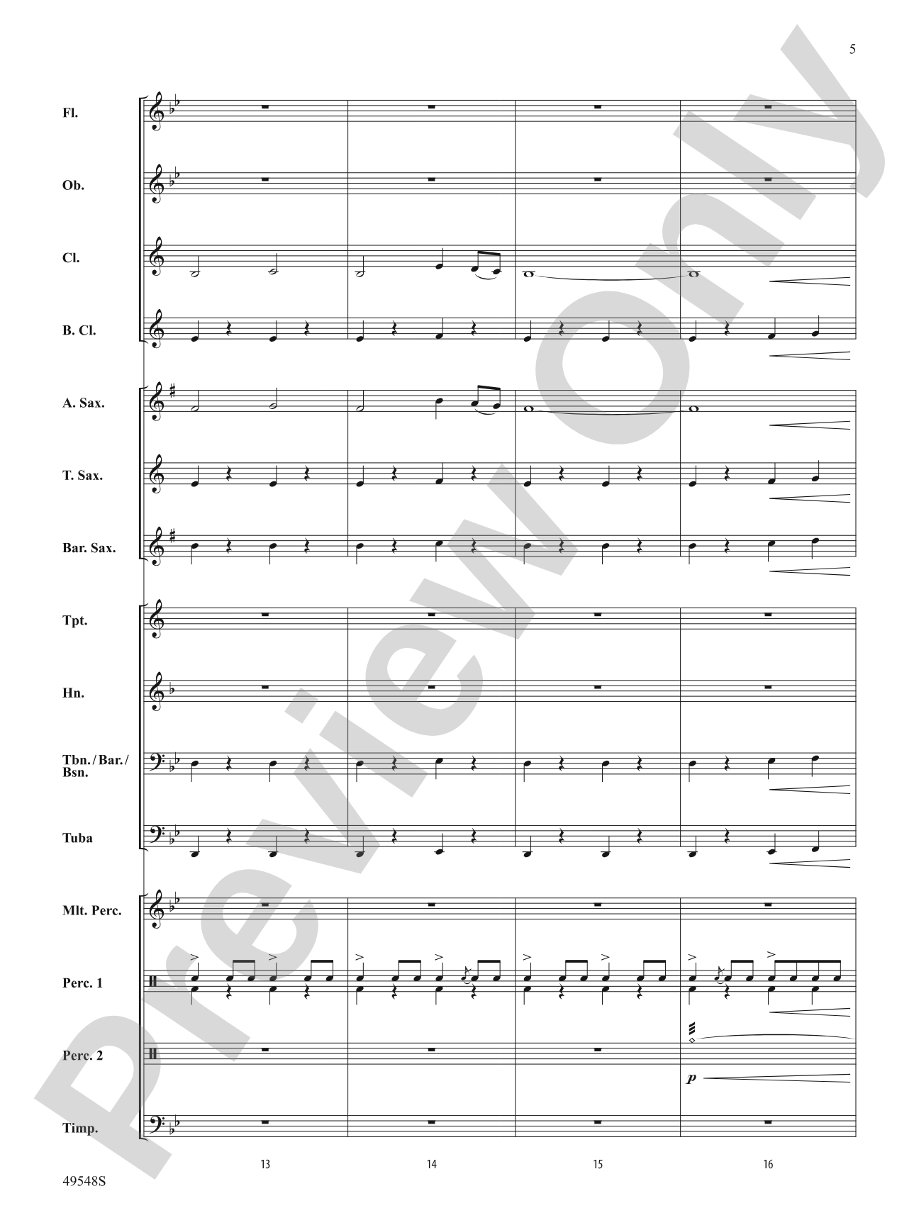 March of the Martians: Concert Band Conductor Score & Parts