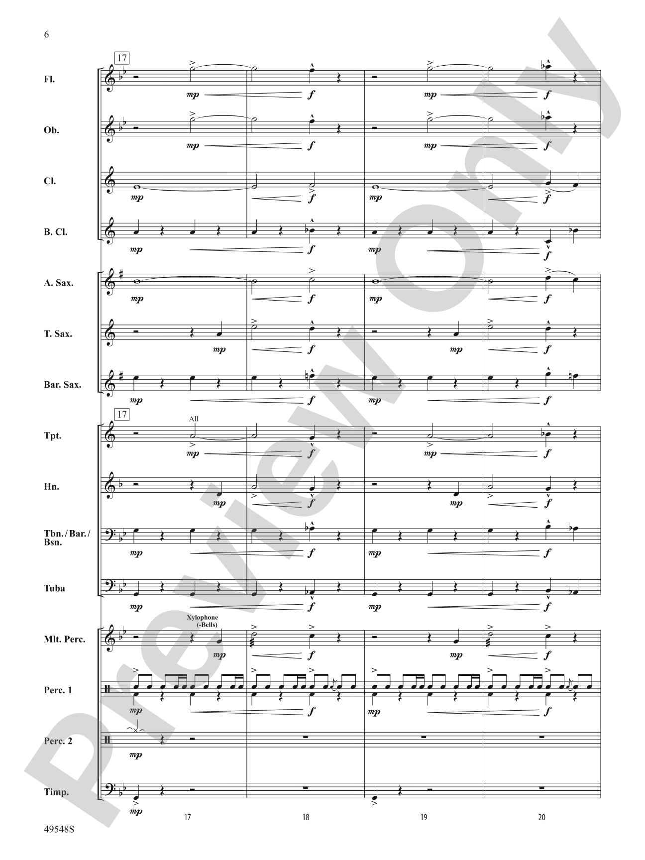 March of the Martians: Concert Band Conductor Score & Parts