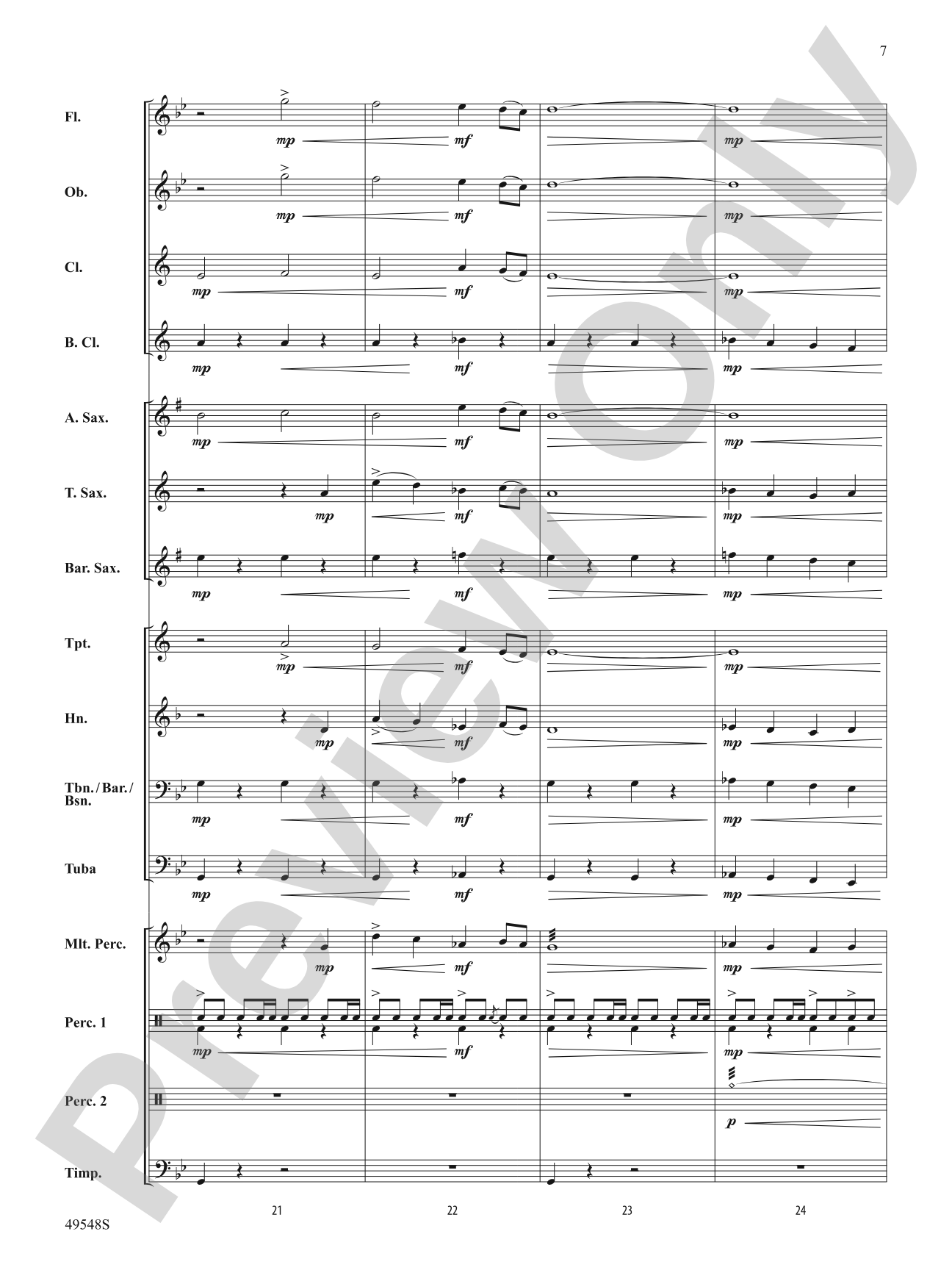March of the Martians: Concert Band Conductor Score & Parts