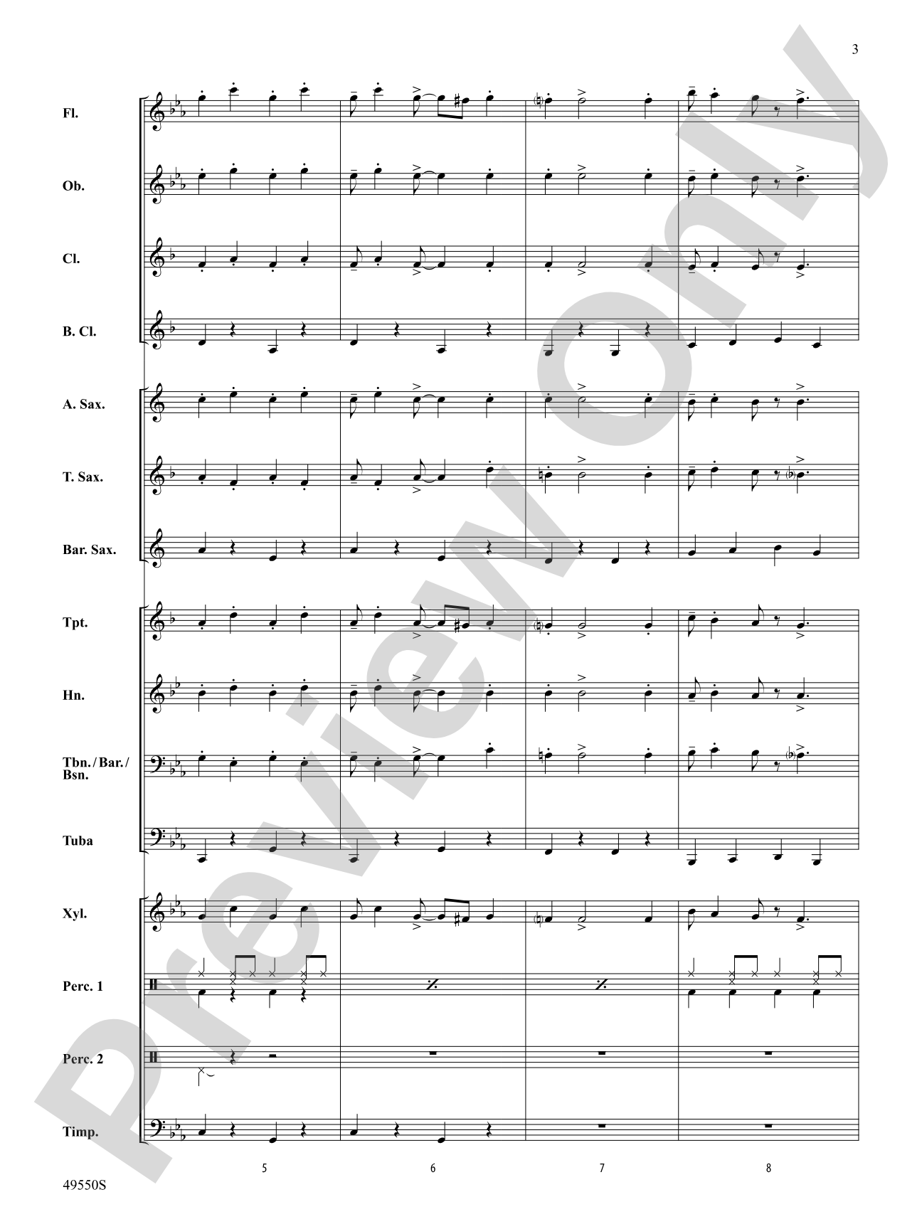 Cantina Band: Concert Band Conductor Score & Parts