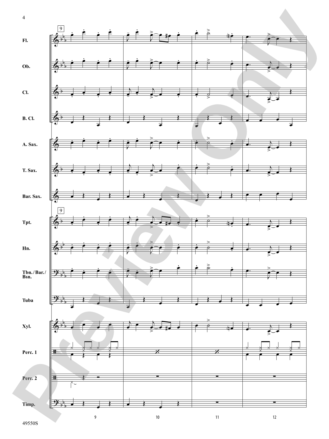 Cantina Band: Concert Band Conductor Score & Parts