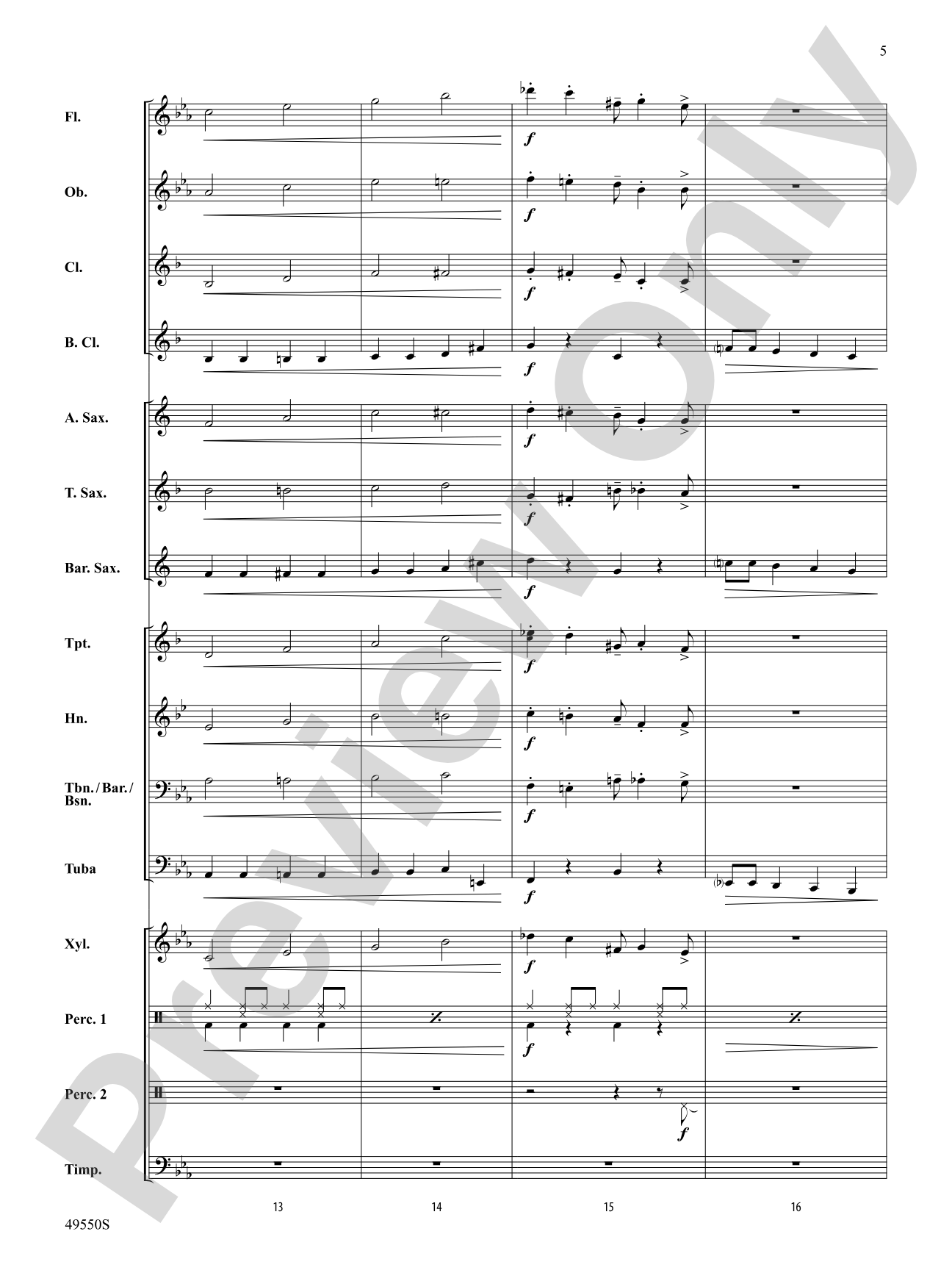 Cantina Band: Concert Band Conductor Score & Parts